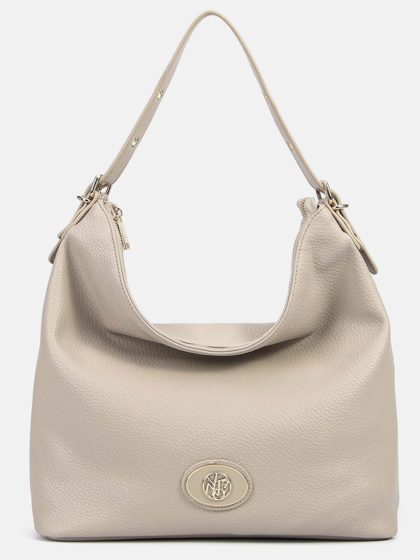 BORSA HOBO BAG MEDIA YNOT? DA DONNA BEIGE