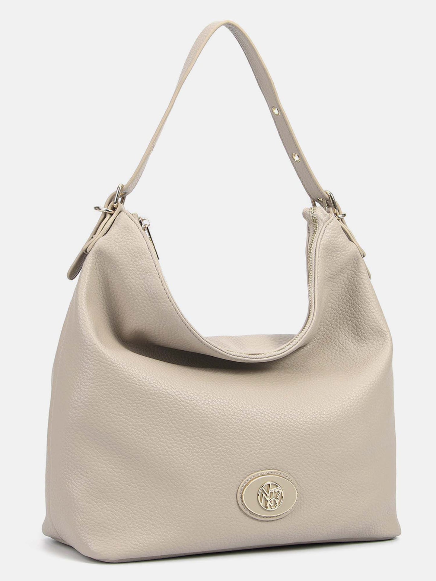 BORSA HOBO BAG MEDIA YNOT? DA DONNA BEIGE