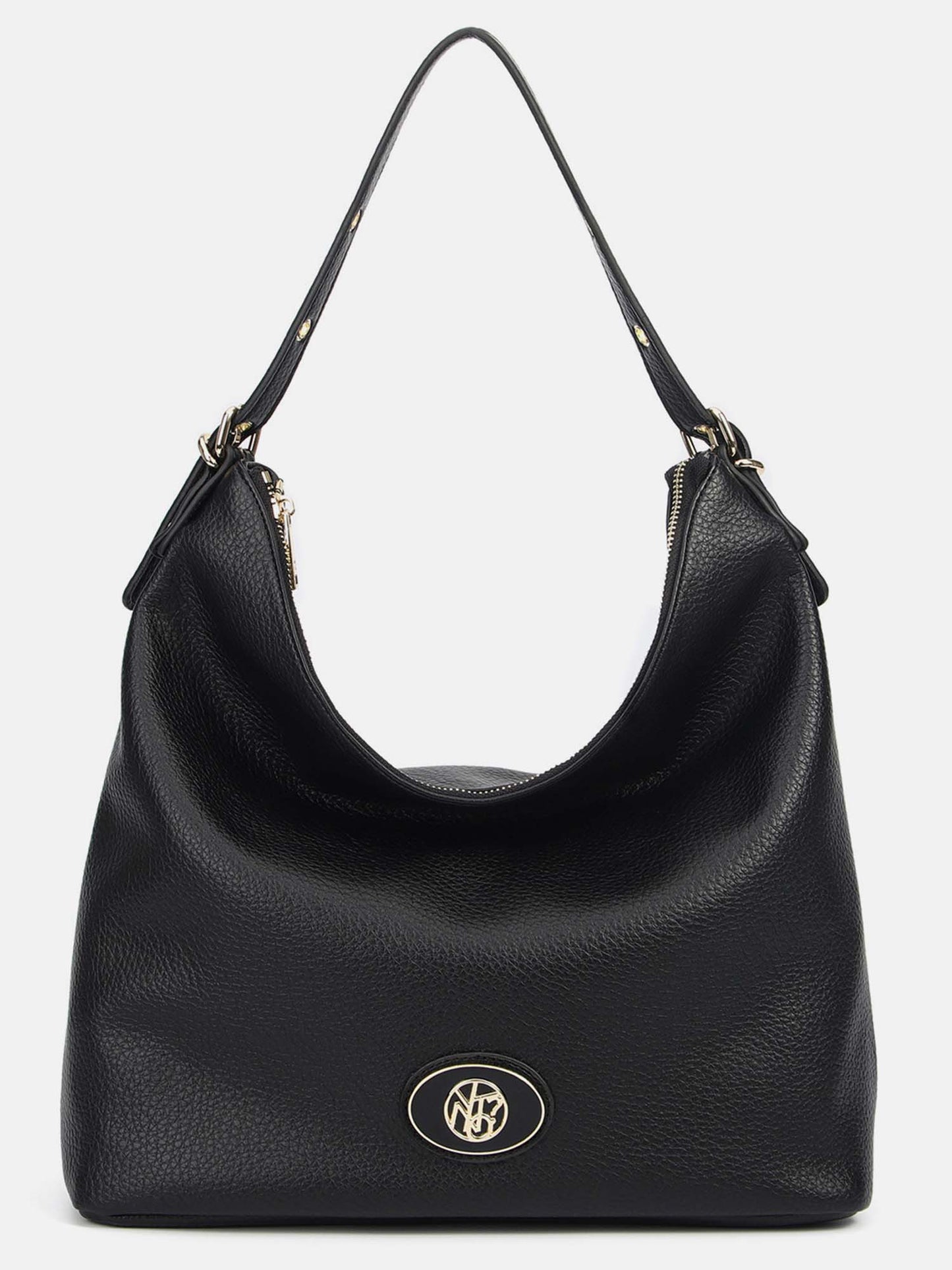 BORSA HOBO BAG MEDIA YNOT? DA DONNA NERO