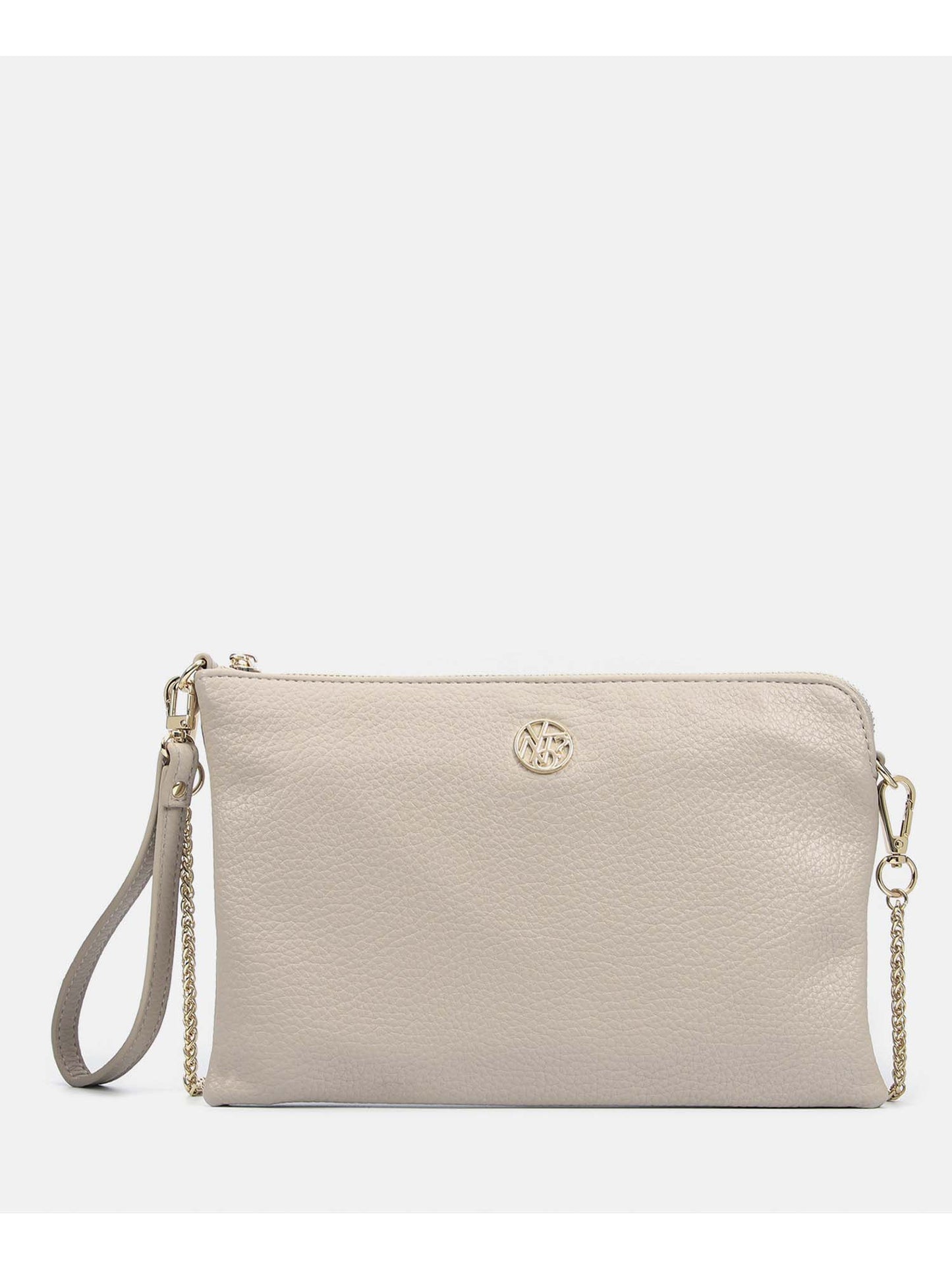 BORSA CLUTCH IN SEMILPELLE YNOT? DA DONNA BEIGE