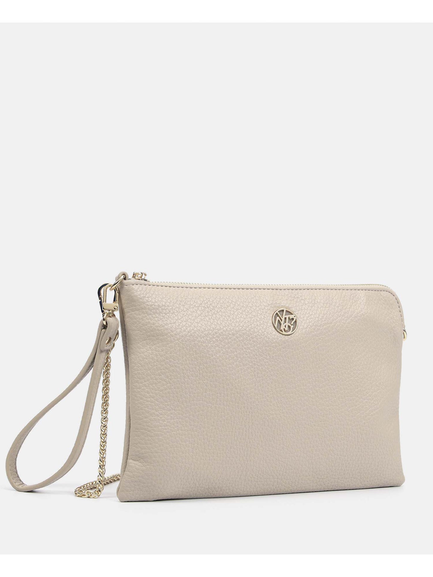 BORSA CLUTCH IN SEMILPELLE YNOT? DA DONNA BEIGE