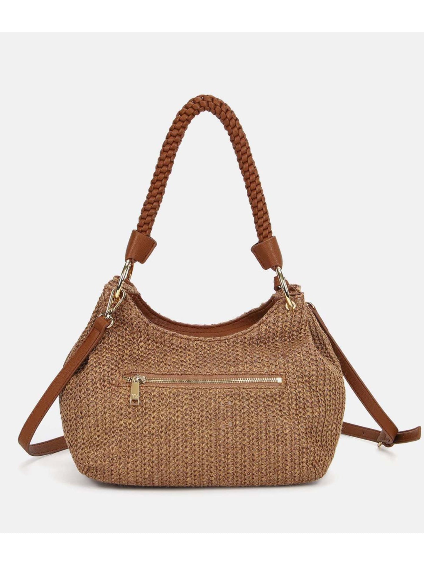 Y Not? Hobo Small, borsa da donna marrone tabac elegante e pratica
