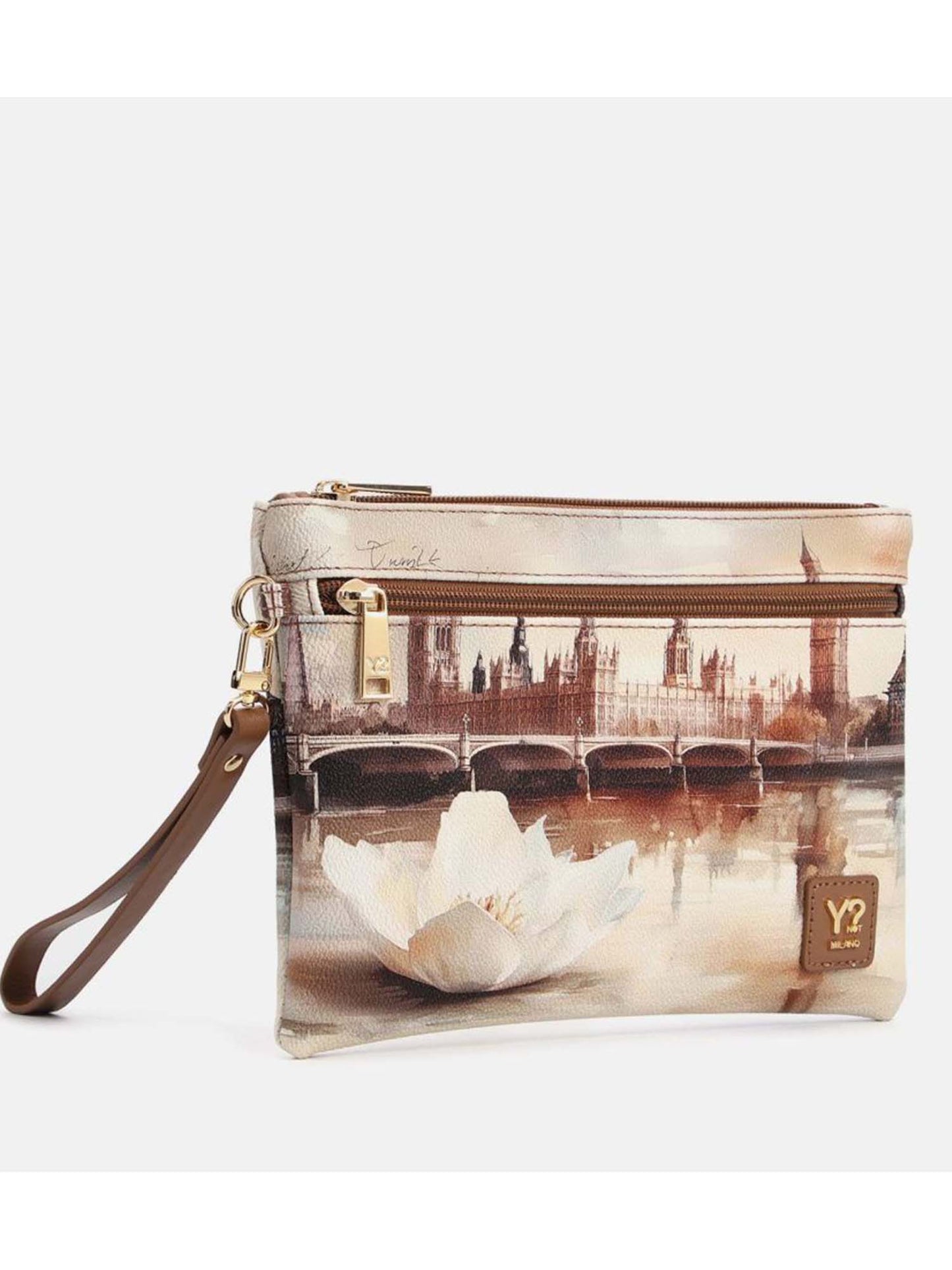 Y Not? Pocket Handle, borsa donna fango versatile ed elegante