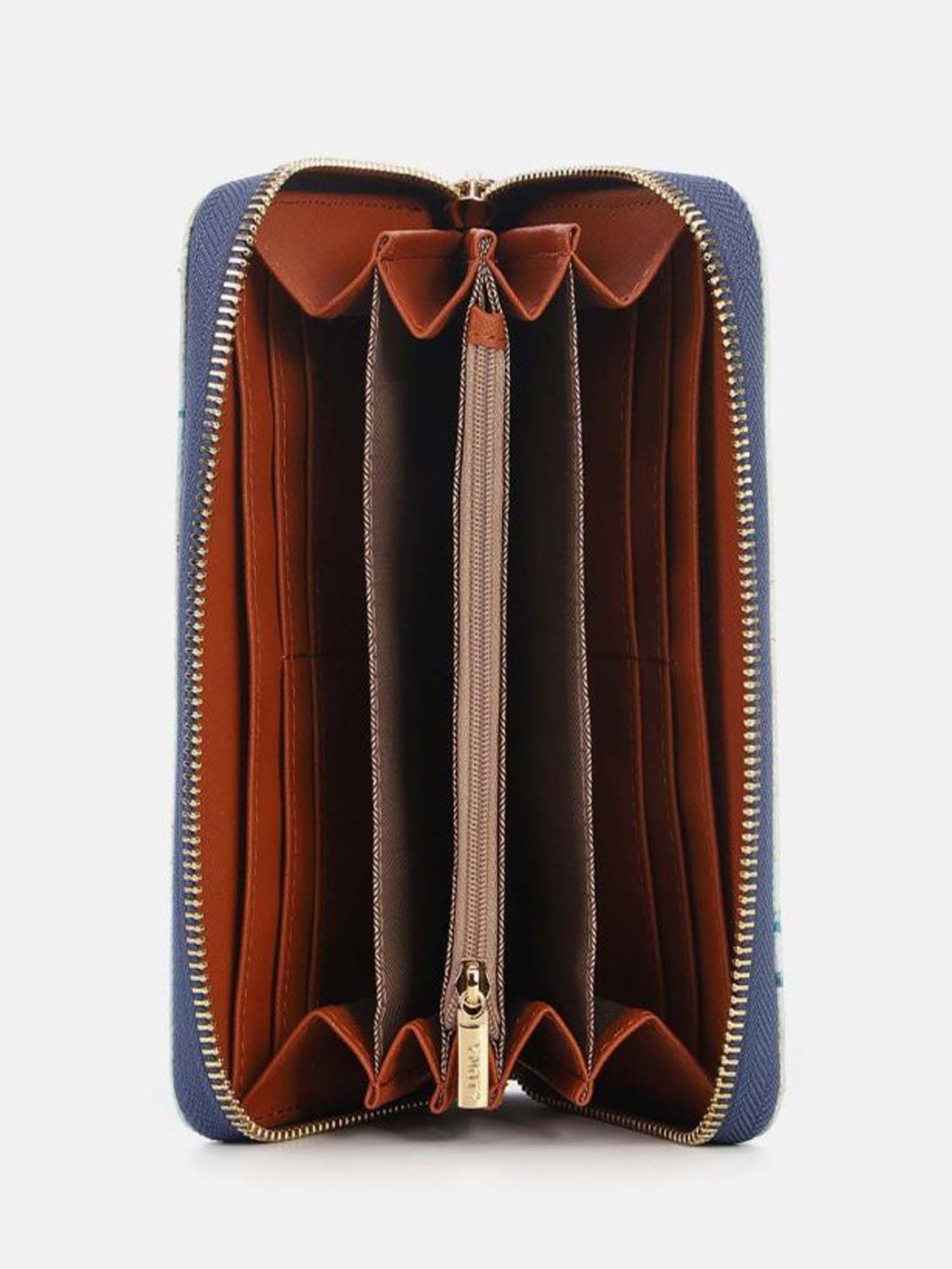 Portafoglio donna Y Not? modello Liber blu elegante e funzionale