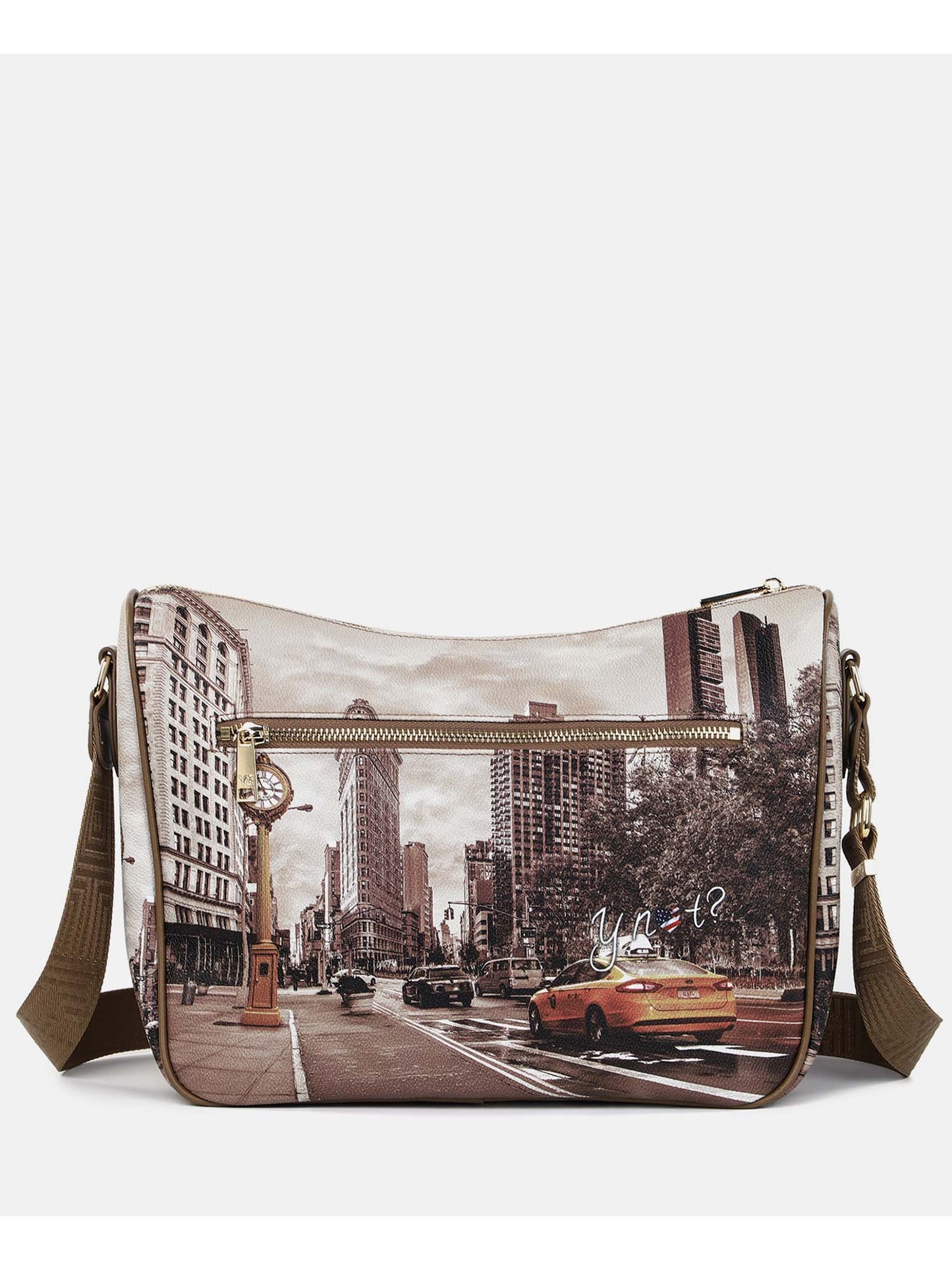 Borsa shoulder bag donna YNOT? modello Golde dorata
