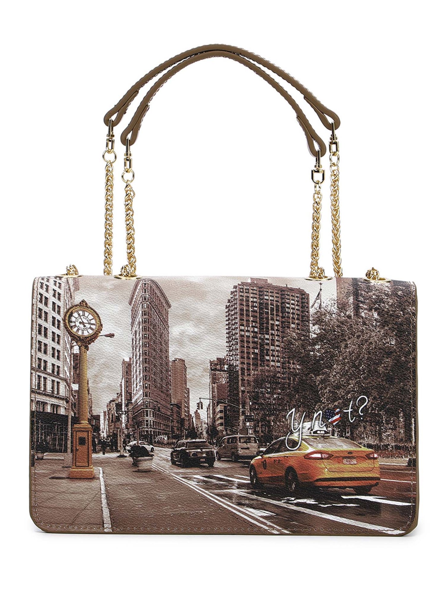 BORSA FLAP BAG YNOT? DA DONNA GOLDE