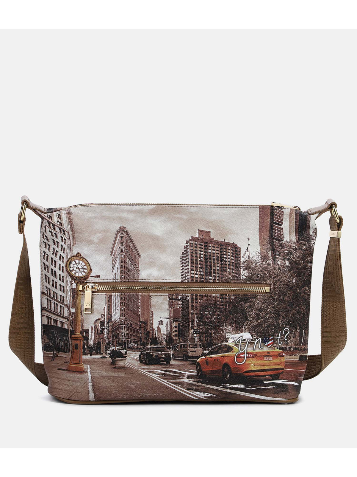 Borsa hobo large donna YNOT Easy dorata fashion