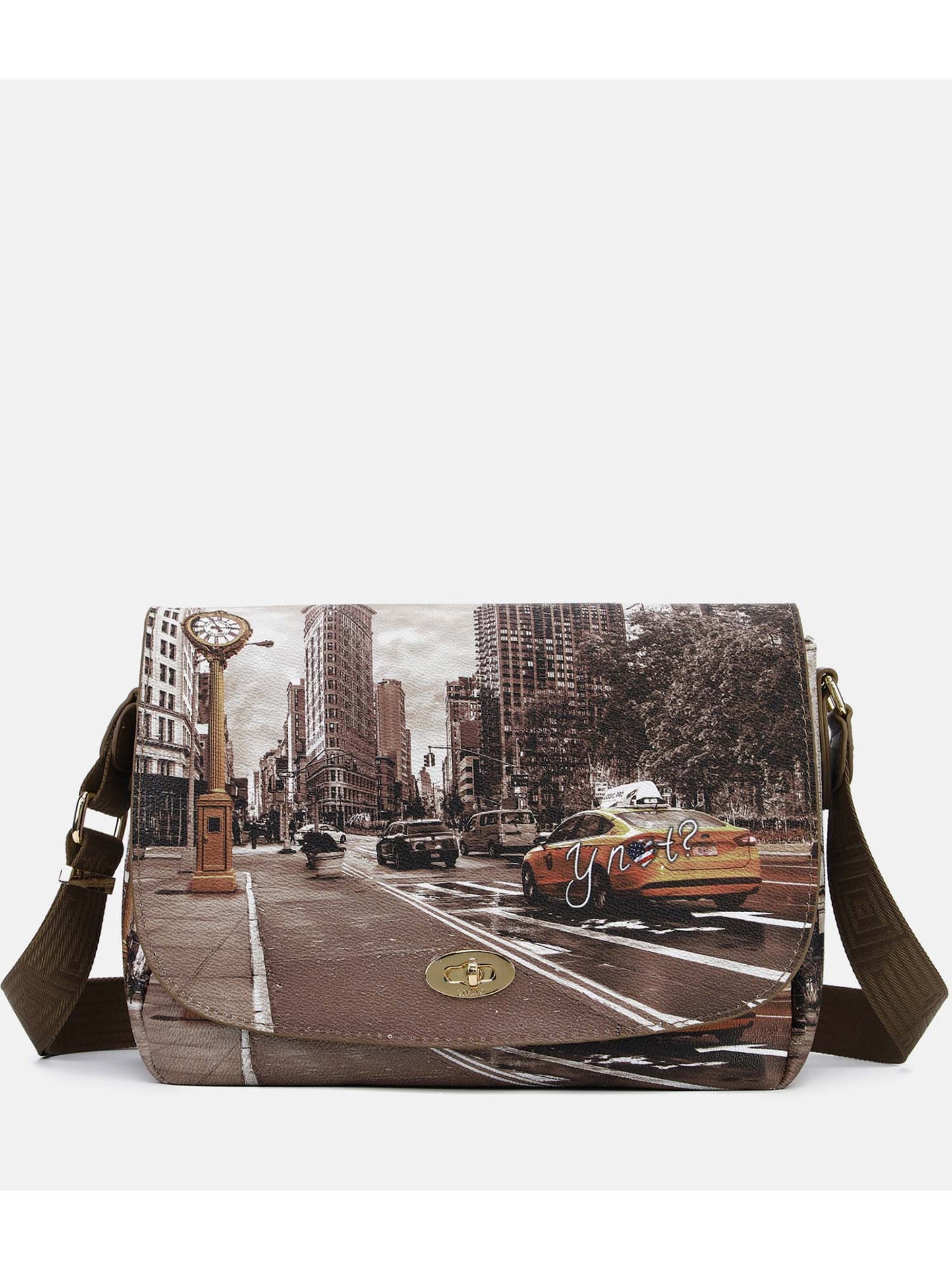 BORSA FLAP BAG LARGE YNOT? DA DONNA GOLDE
