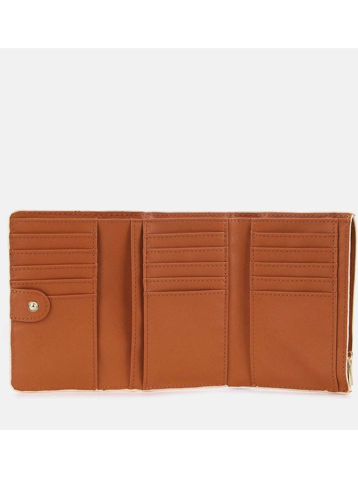 Portafoglio Y Not? da donna color crema, elegante e funzionale