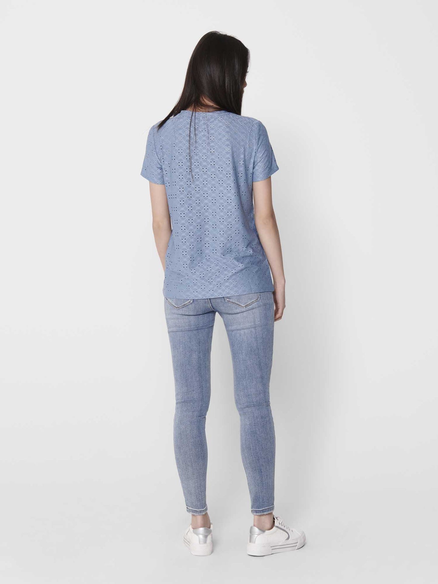 JDY CATHINKA SS TOP - CELESTE