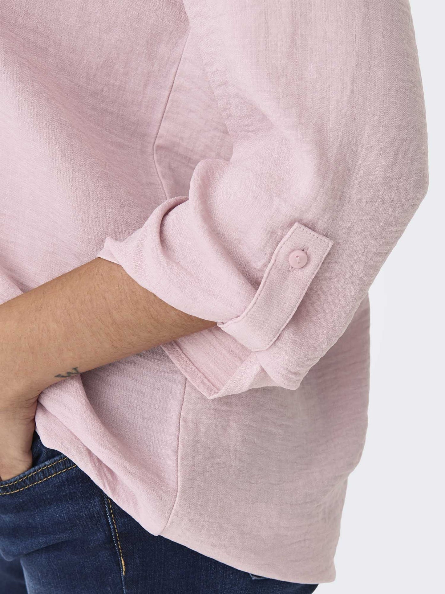 JDY DIVYA 3/4 TOP - ROSA
