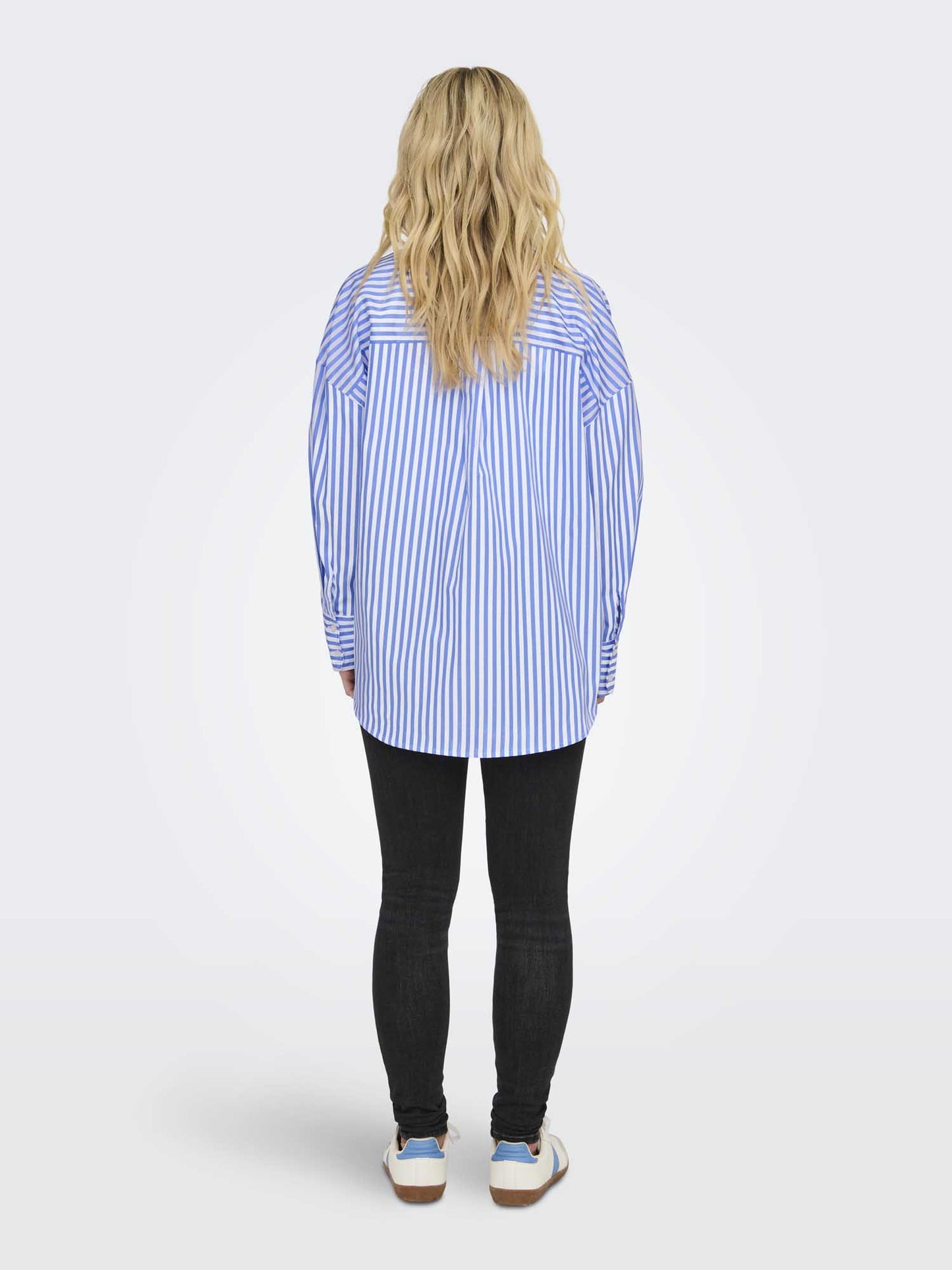 CAMICIA VESPER JACQUELINE DE YONG DA RAGAZZA BIANCO BLU