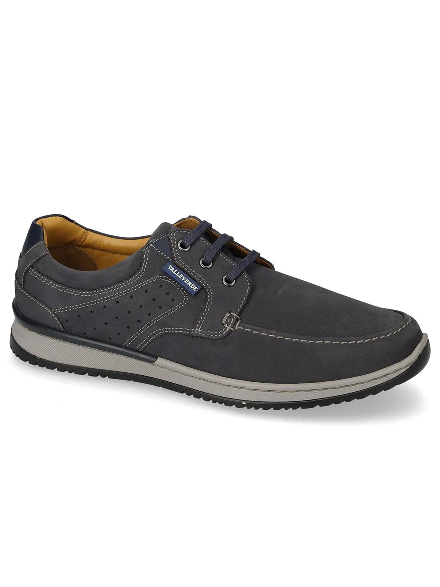 Sneakers Valleverde in nabuk blu uomo per primavera-estate