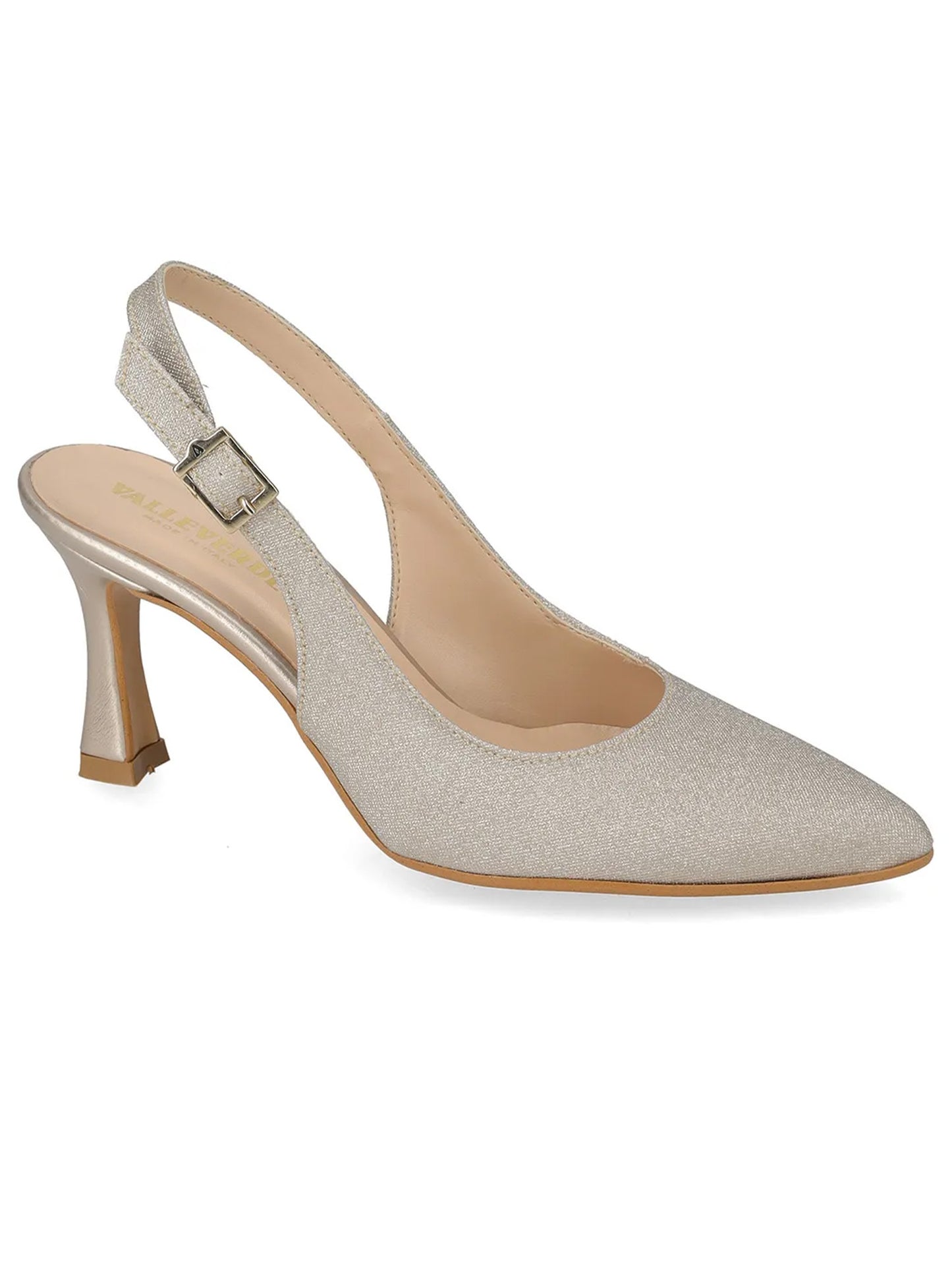 Décolleté Valleverde Chanel da donna argento per primavera-estate