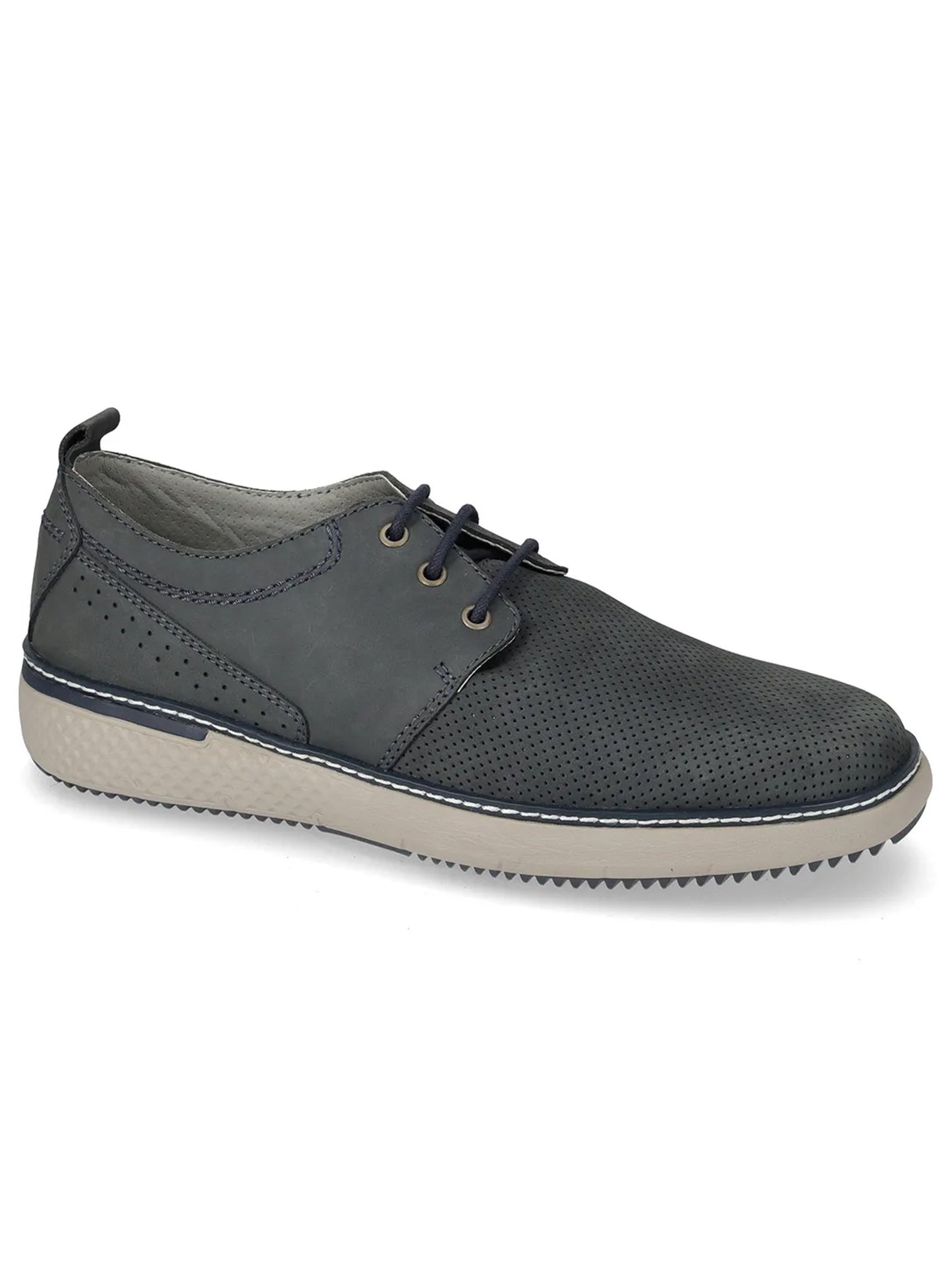 Sneakers casual Valleverde da uomo in pelle blu