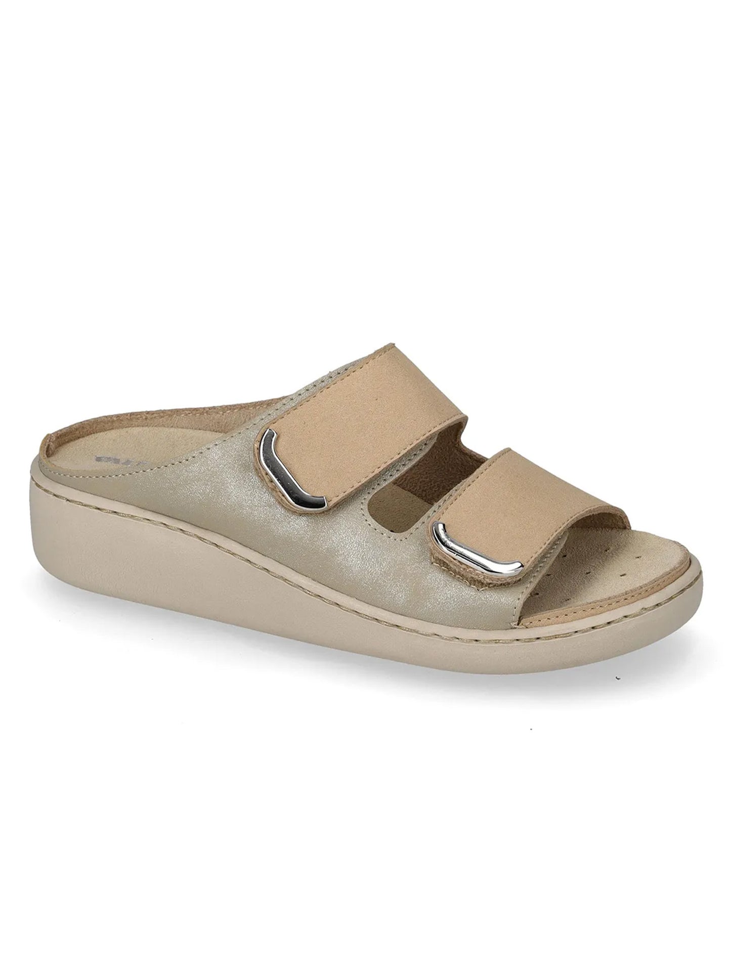 Ciabatte Valleverde donna color beige comode e pratiche