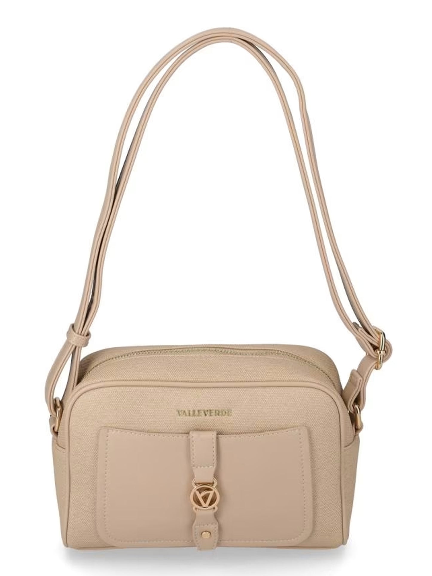 Valleverde borsa beige da Donna adulto dal design contemporaneo e funzionale