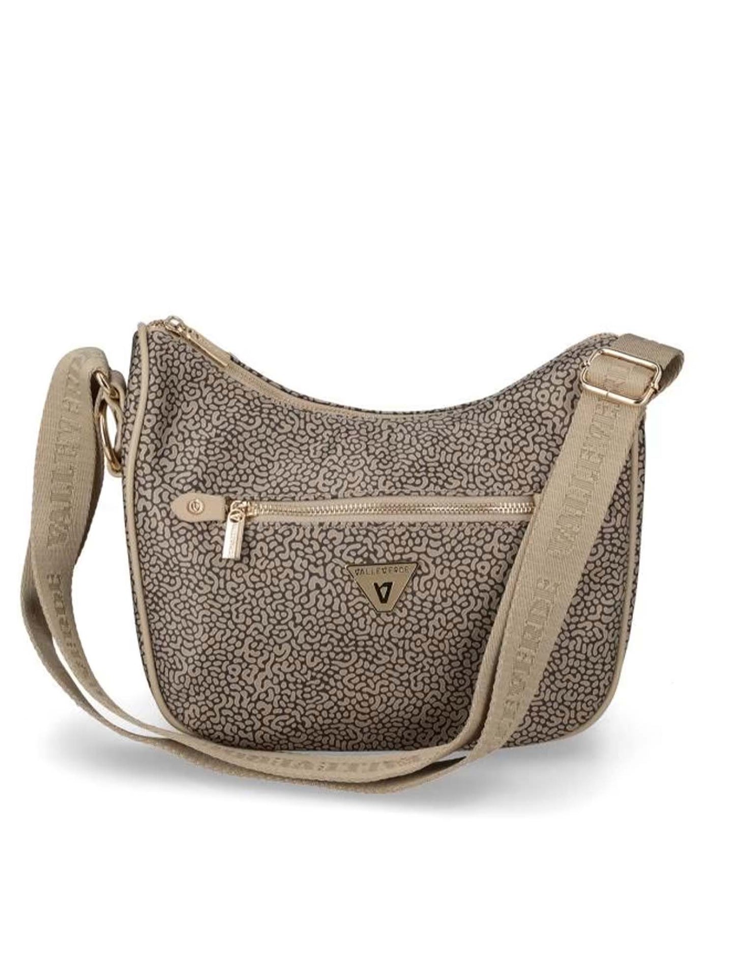 Valleverde borsa a tracolla beige unisex elegante e versatile