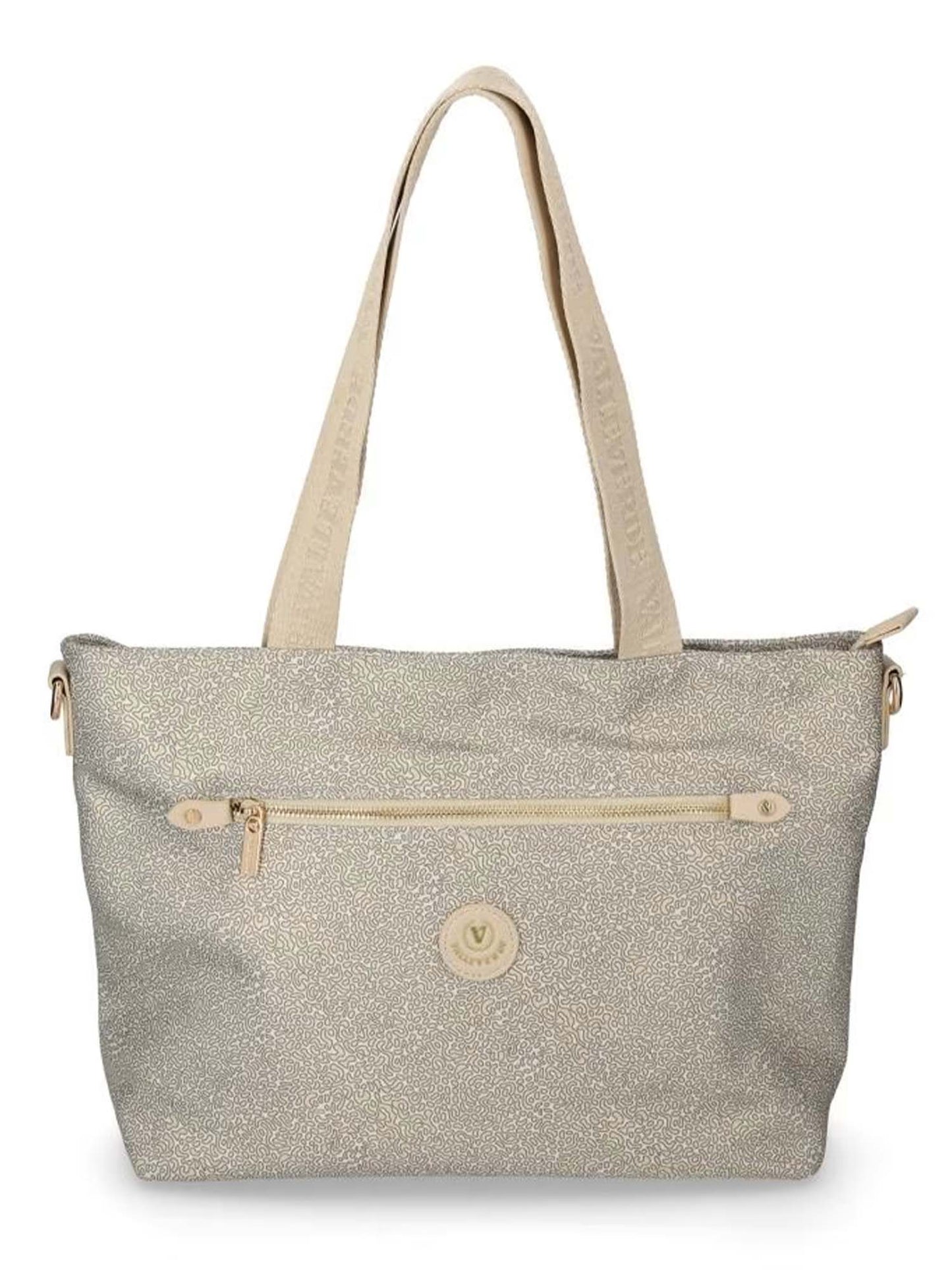 Borsa shopping beige Valleverde da Donna adulto per primavera-estate