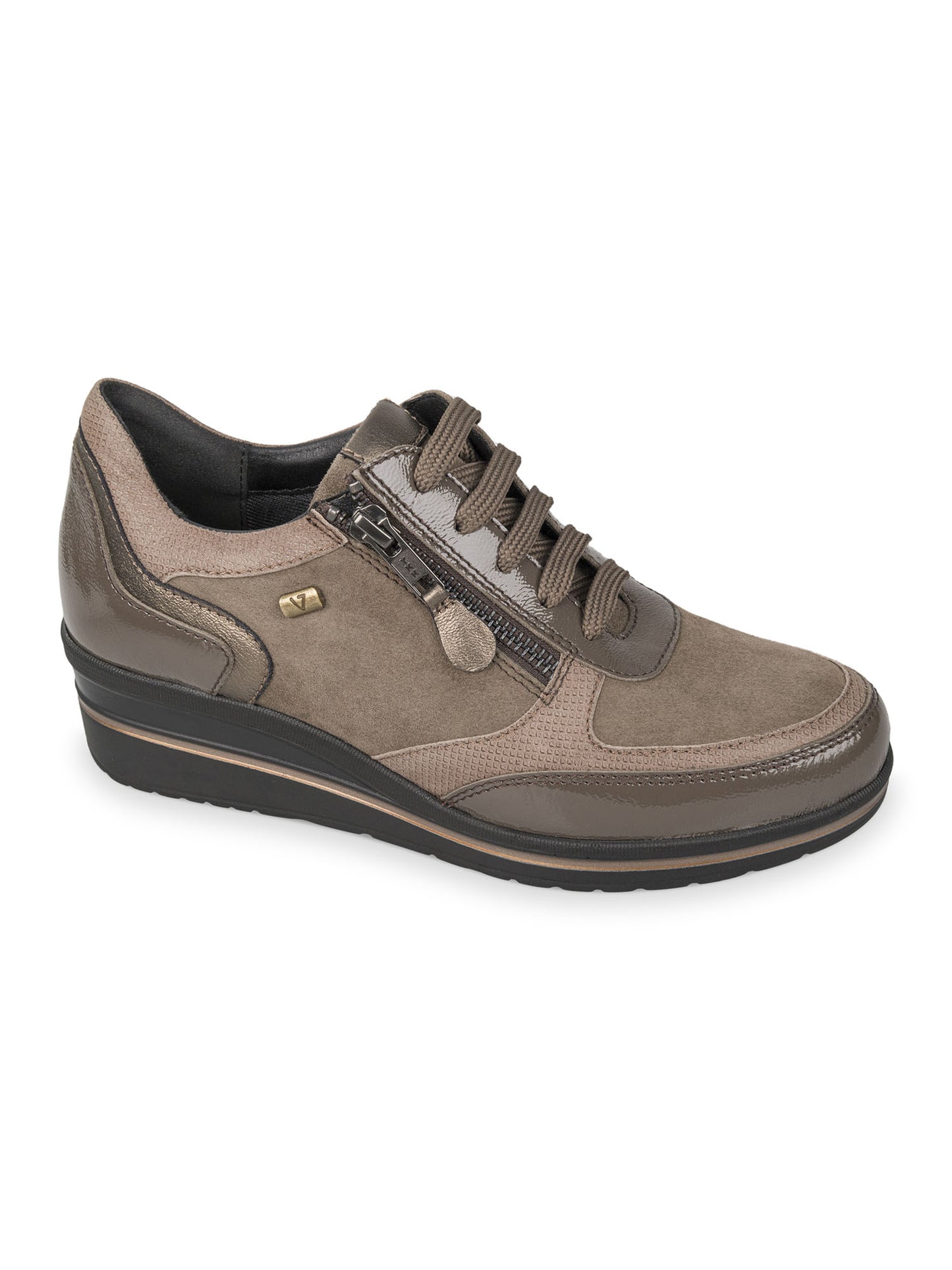 SNEAKERS CON ZEPPA VALLEVERDE DONNA MARRONE