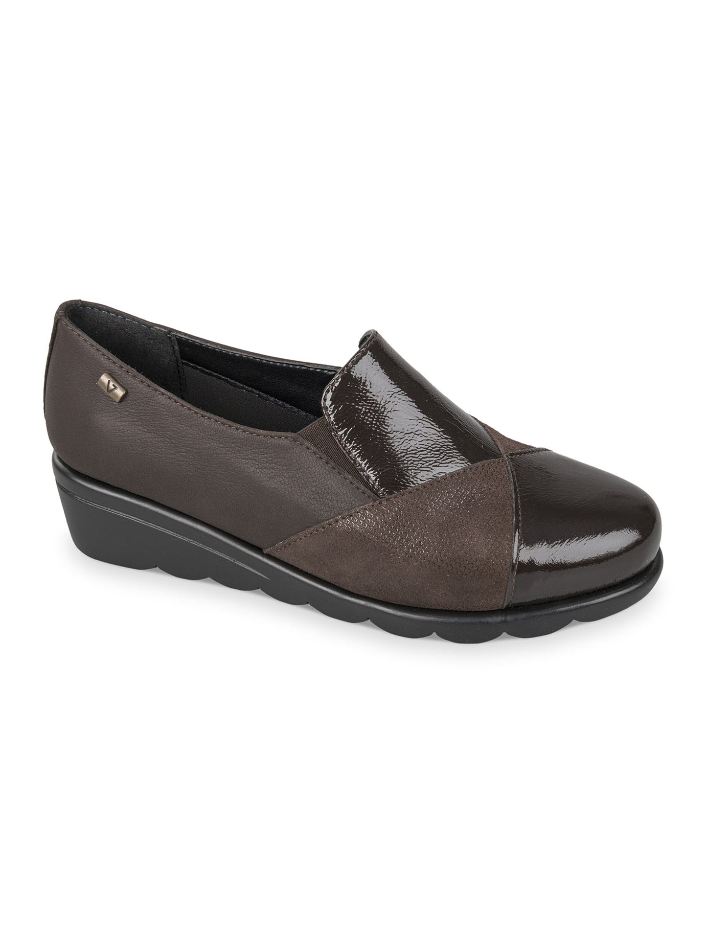 MOCASSINO CON ZEPPA VALLEVERDE DONNA MARRONE