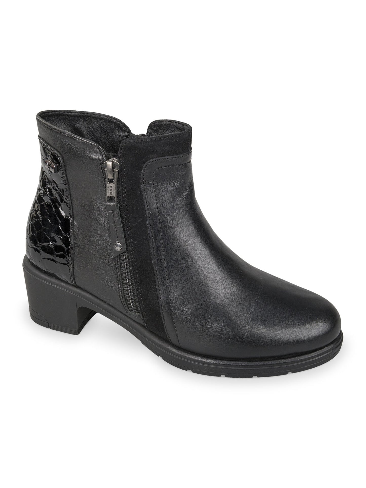 STIVALETTO CON ZIP VALLEVERDE DONNA NERO