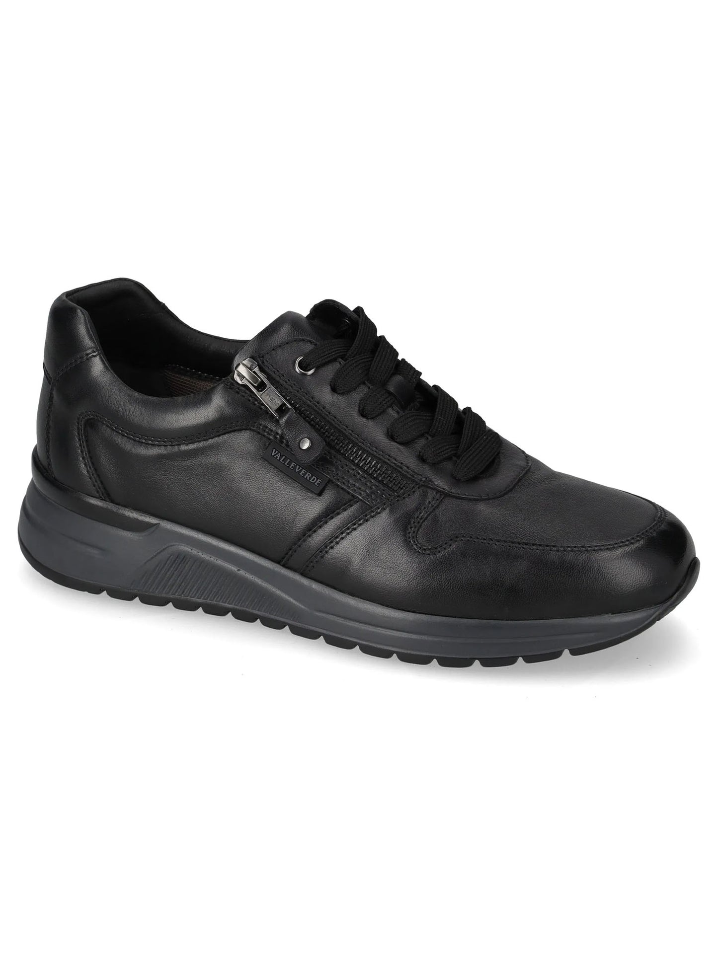 SNEAKERS CON ZIP VALLEVERDE UOMO NERO