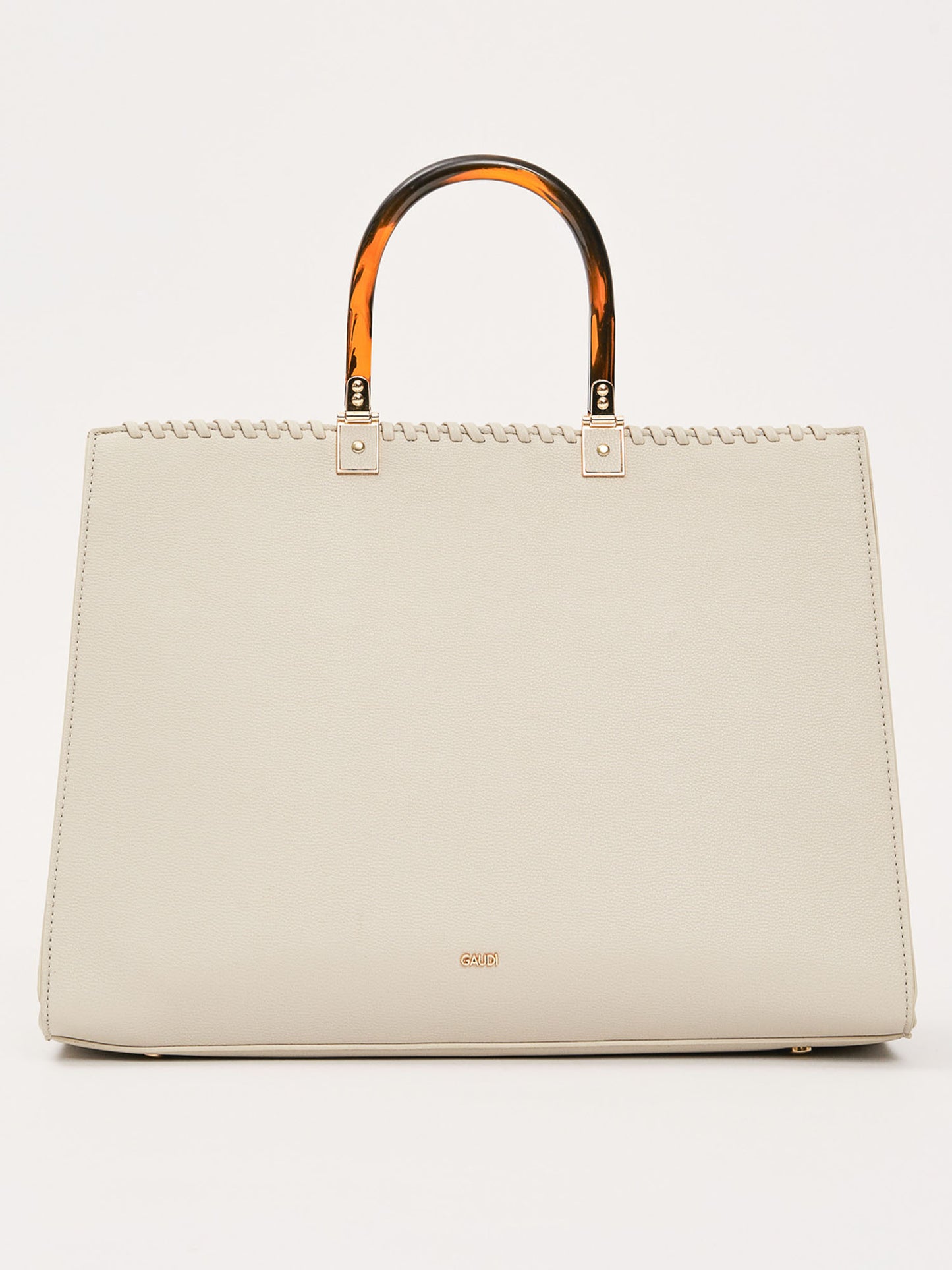 Gaudì Gemma, borsa a mano donna color crema elegante