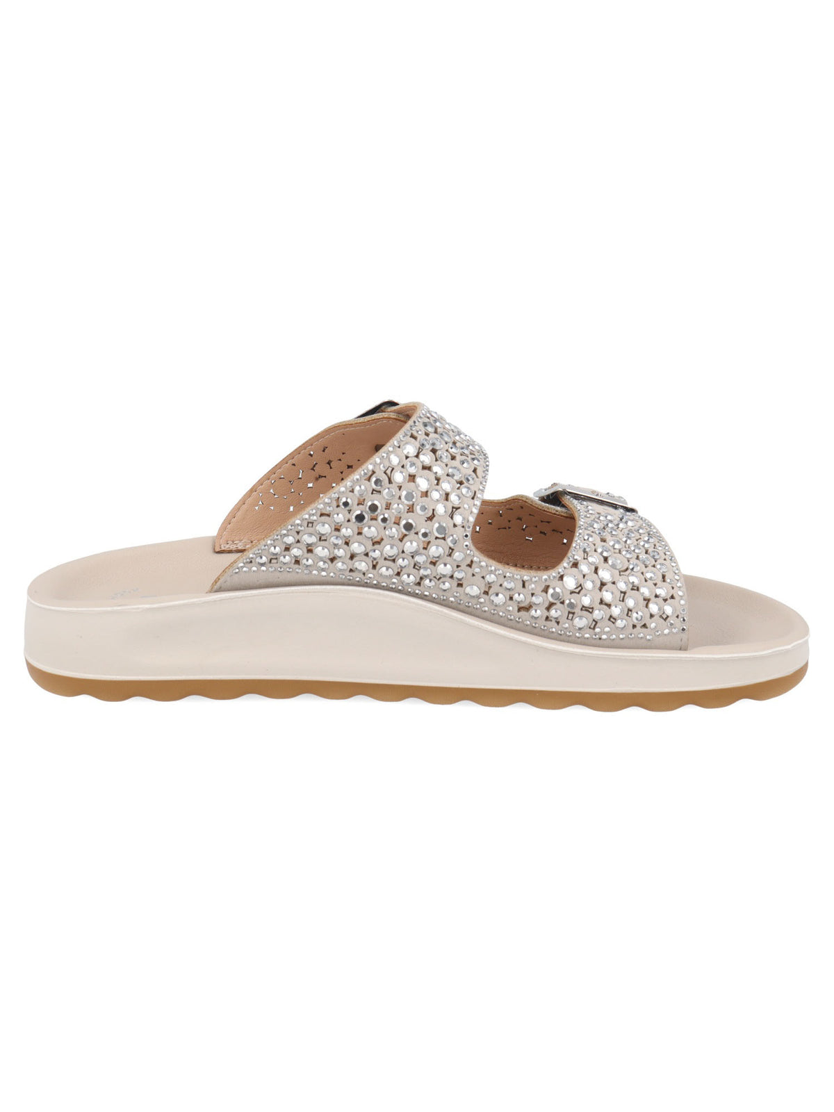 Fly flot sandalo basso da donna grigio chiaro