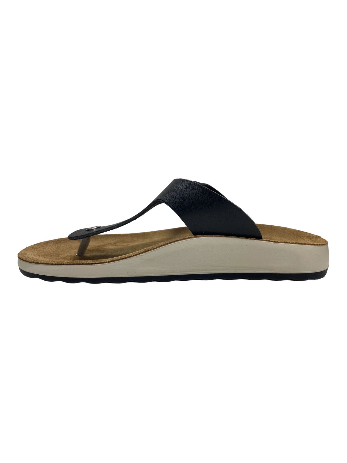 Sandali infradito Fly Flot neri da donna con fibbia regolabile