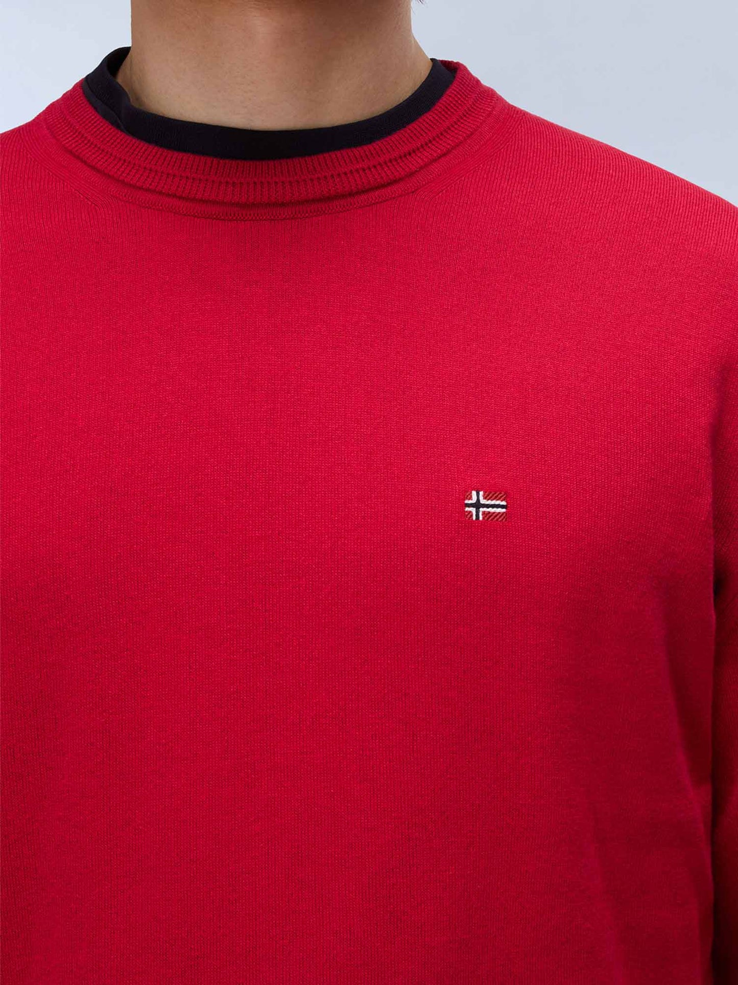 Maglia Napapijri Decatur 2 rossa da uomo