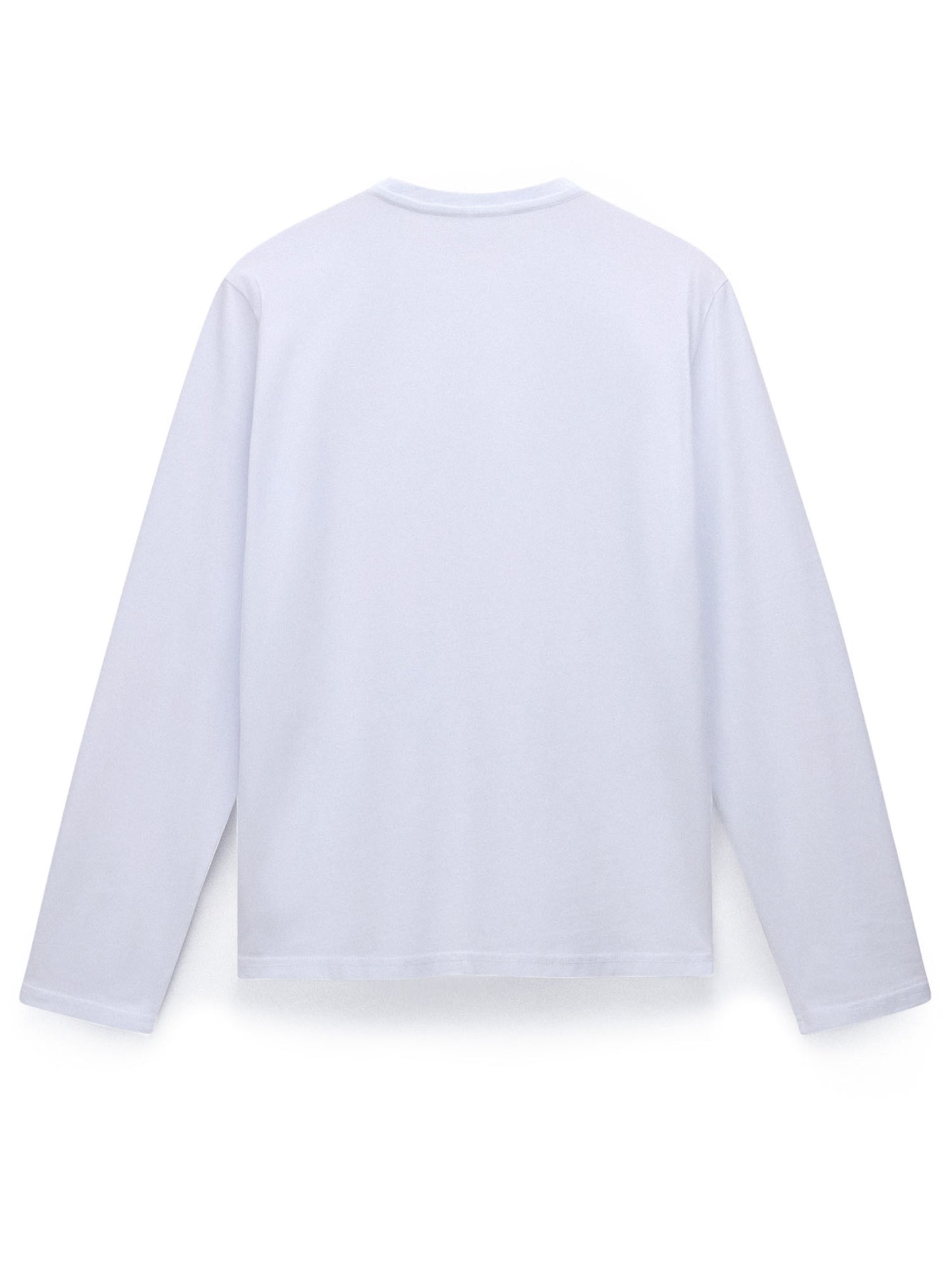 MAGLIA SALIS A MANICA LUNGA NAPAPIJRI DA UOMO BIANCO