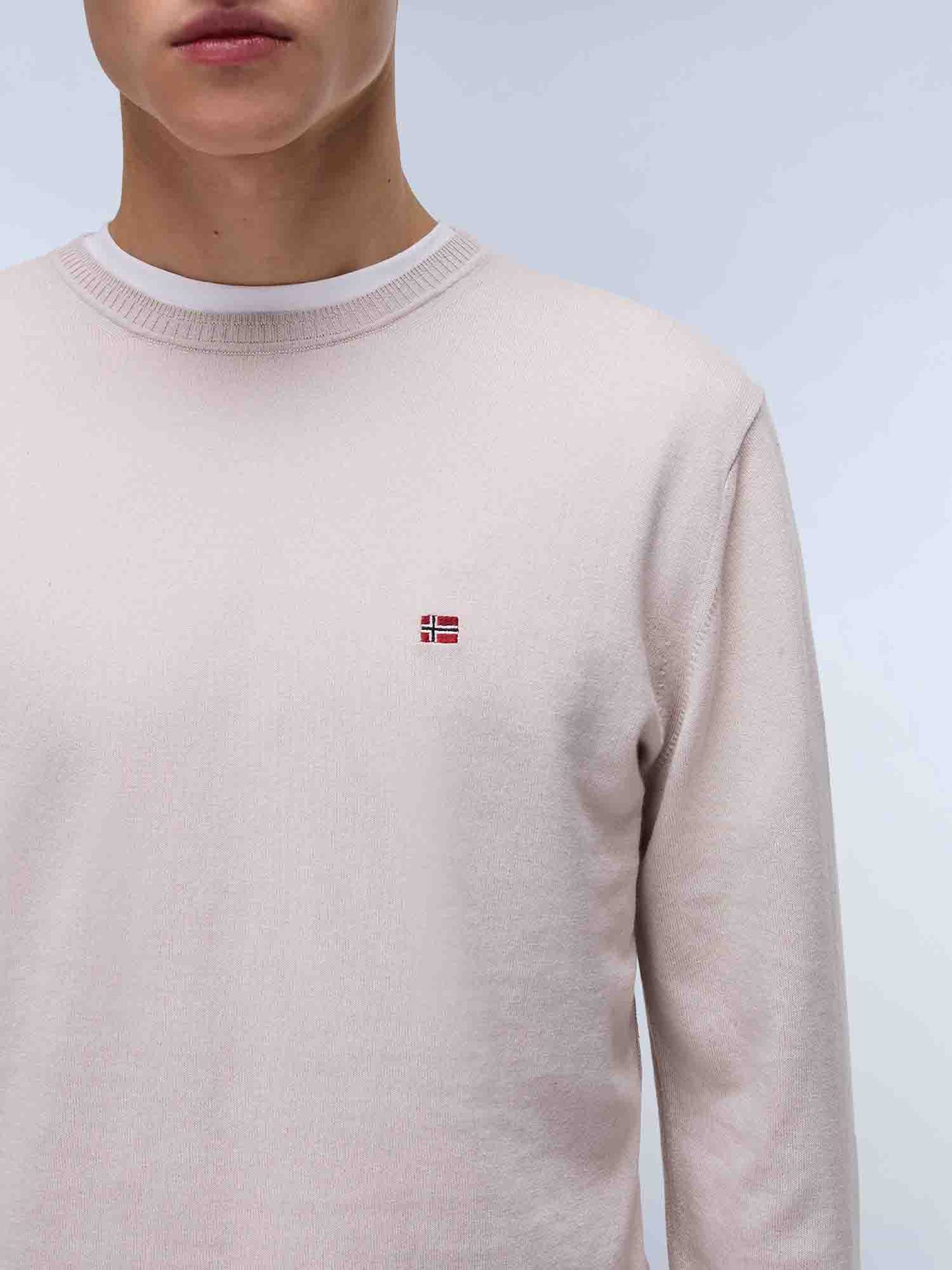 MAGLIA DECATUR 5 NAPAPIJRI UOMO PANNA