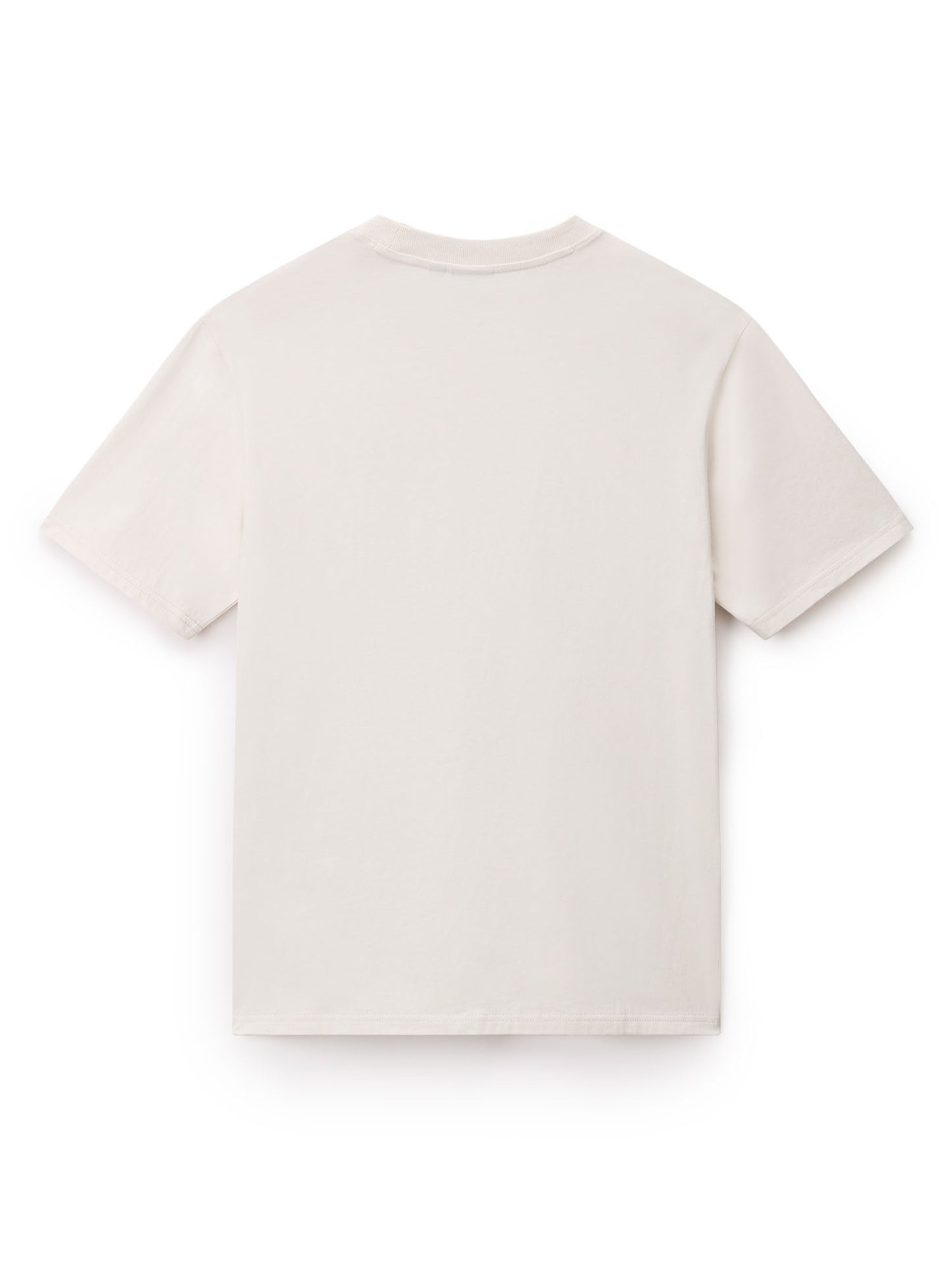 T-shirt Smallbox Napapijri da uomo panna in cotone e poliestere