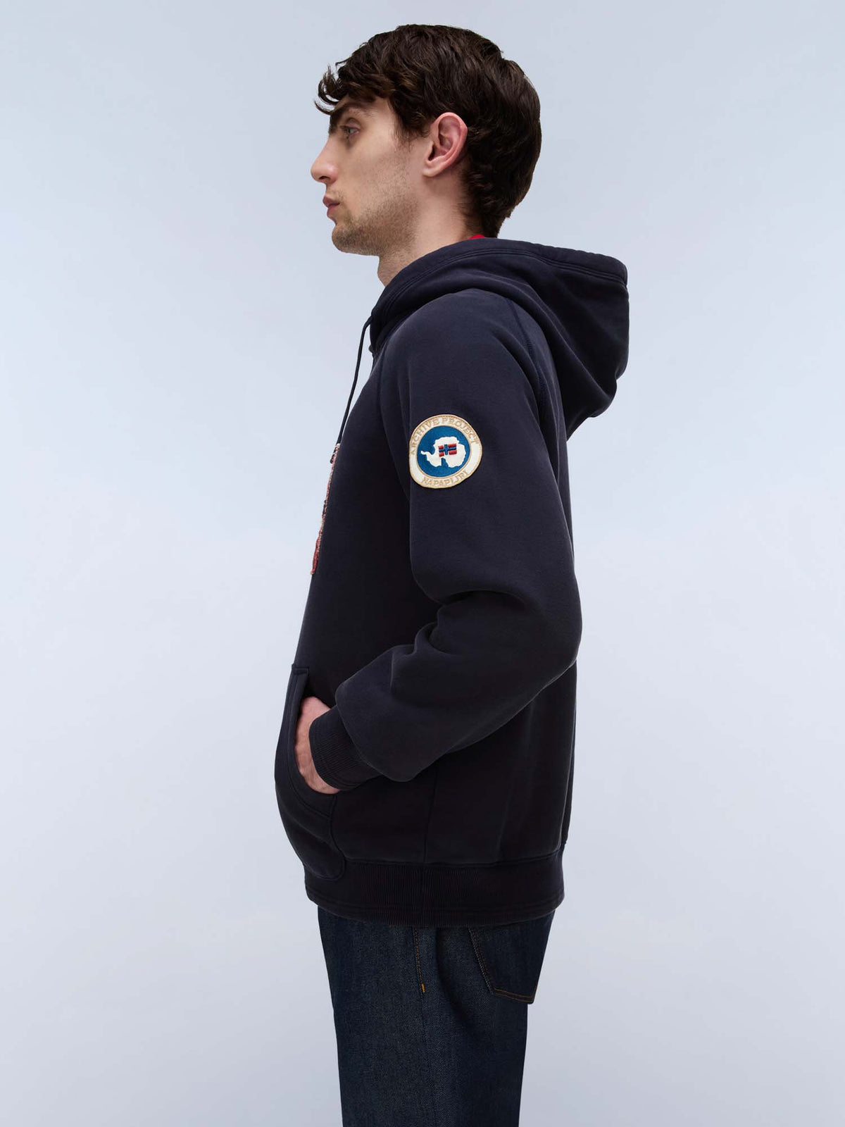 Napapijri B-Archive, felpa da uomo blu