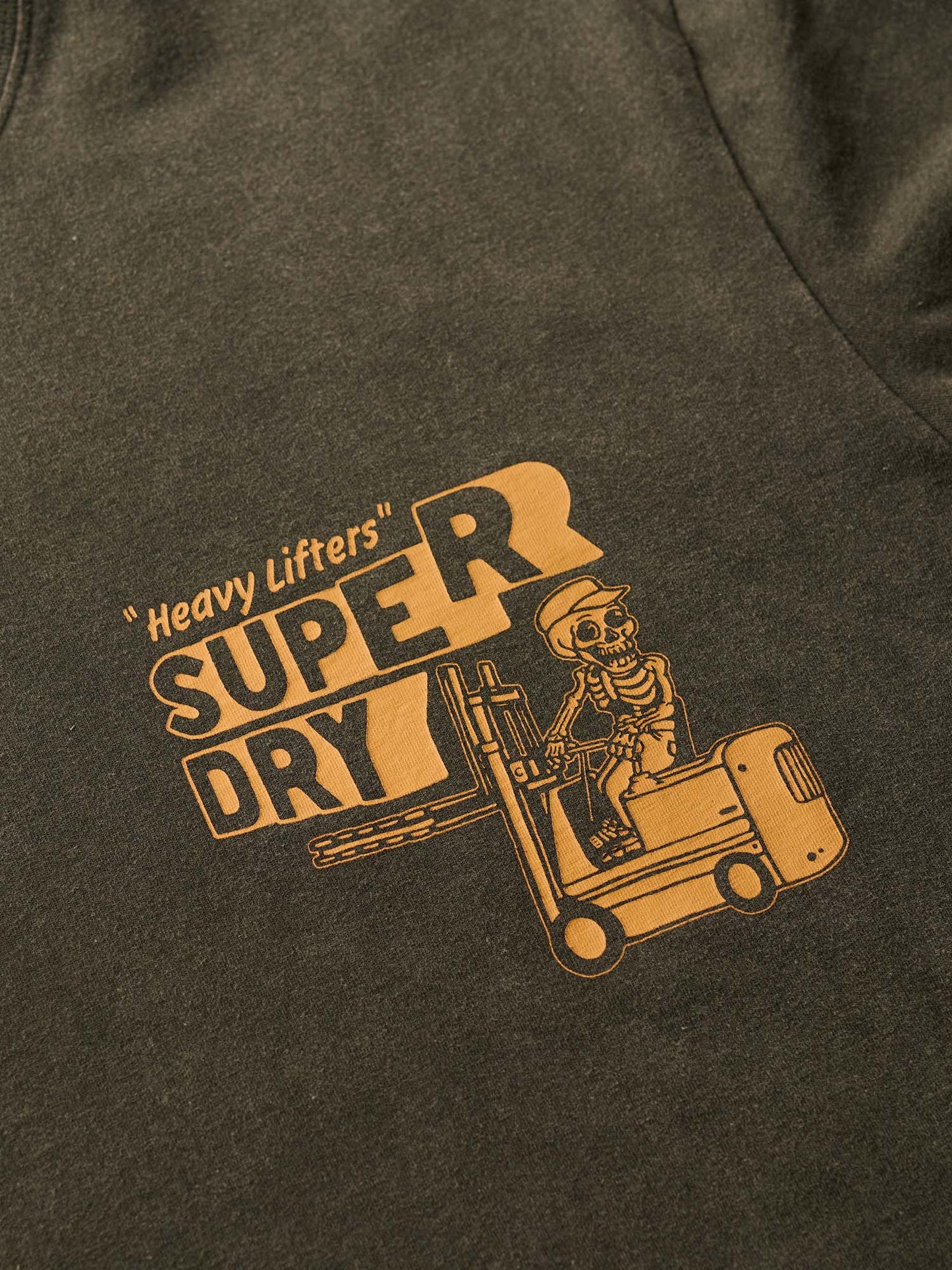 T-SHIRT TRADE TOOLS SUPERDRY UOMO VERDE