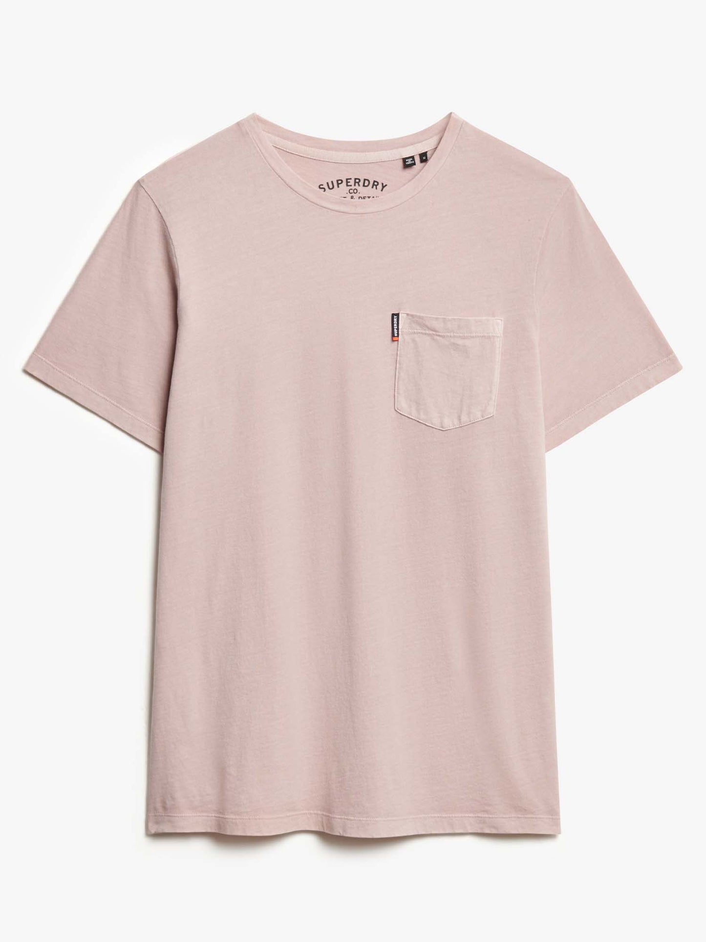 T-SHIRT CON TASCHINO SUPERDRY UOMO ROSA