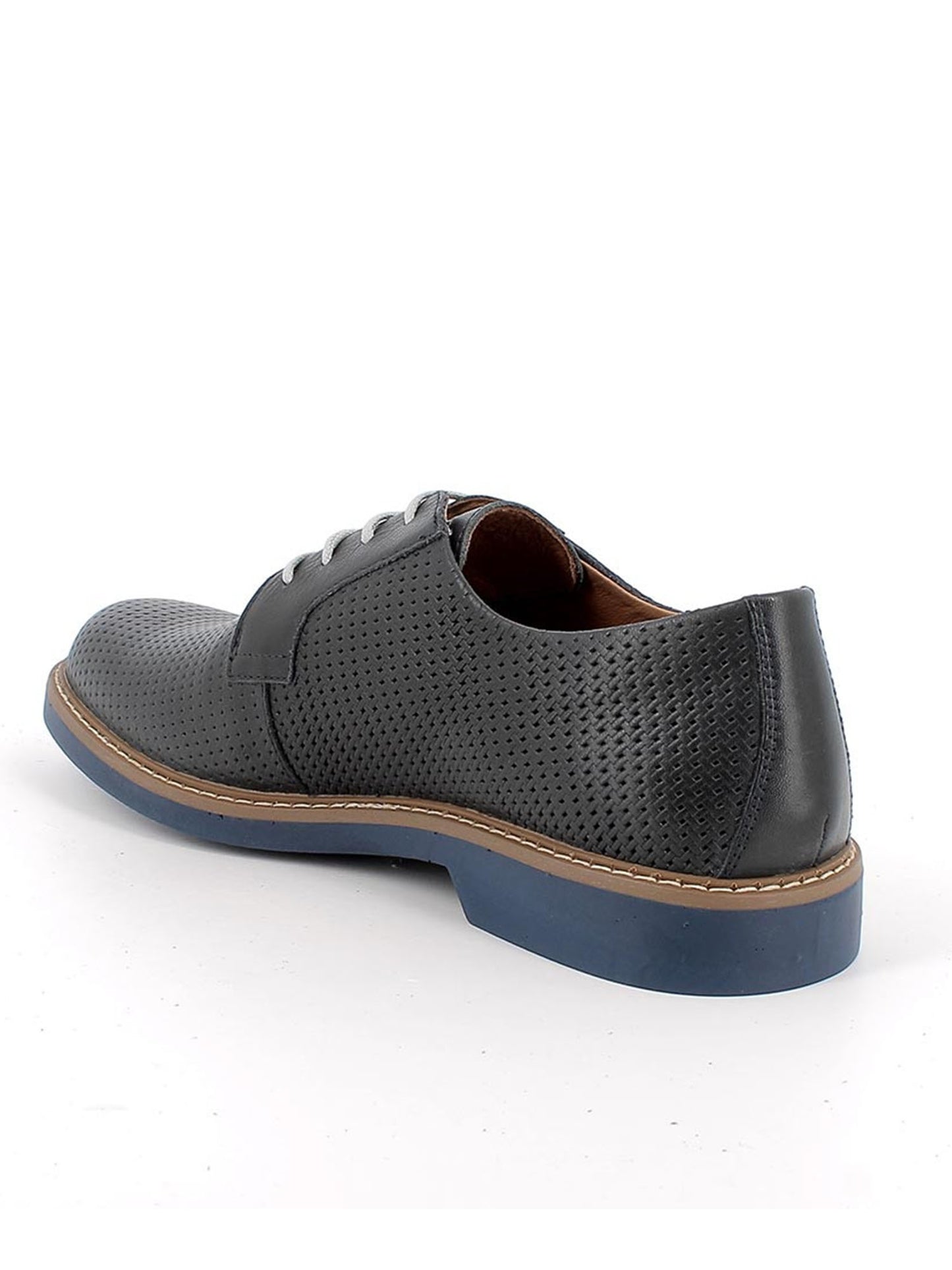 Igi&Co Felipe, stringate casual da uomo in blu a calzata larga