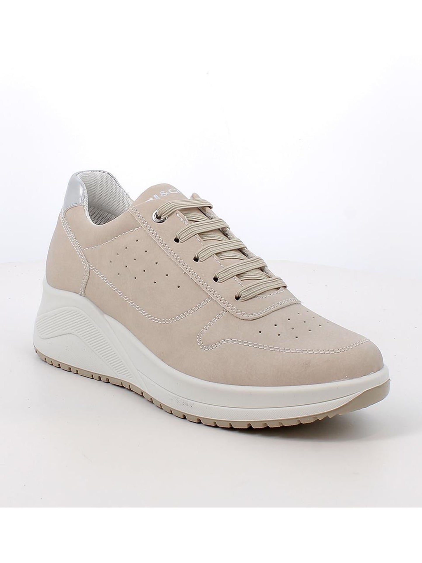 Sneakers donna beige con zeppa IGI&Co Piedra per un comfort casual