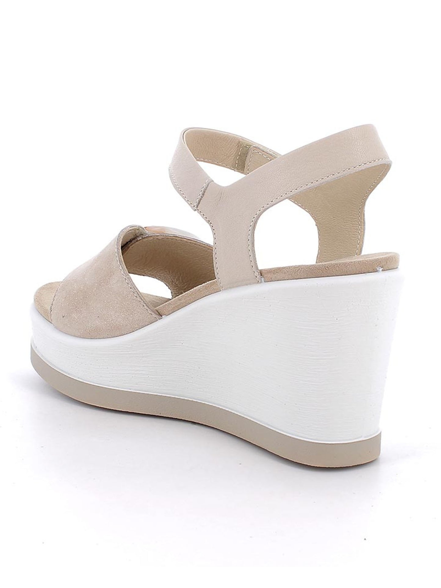 Sandalo zeppa Adelina IGI&Co beige da donna per un look casual