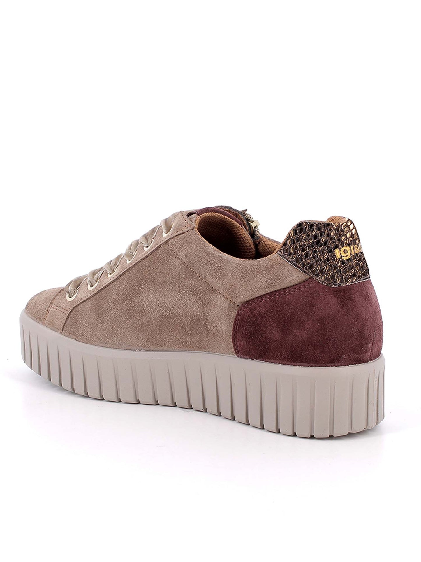 Igi&co Ares, sneakers da donna fango