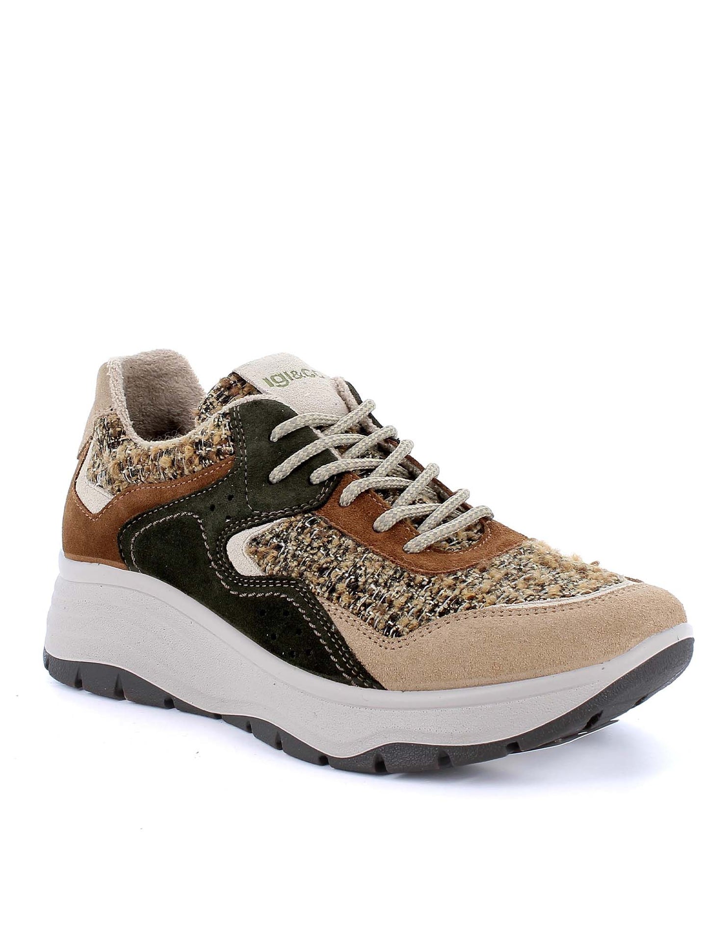 SNEAKERS KELLY CON ZEPPA IGI&CO DA DONNA BEIGE
