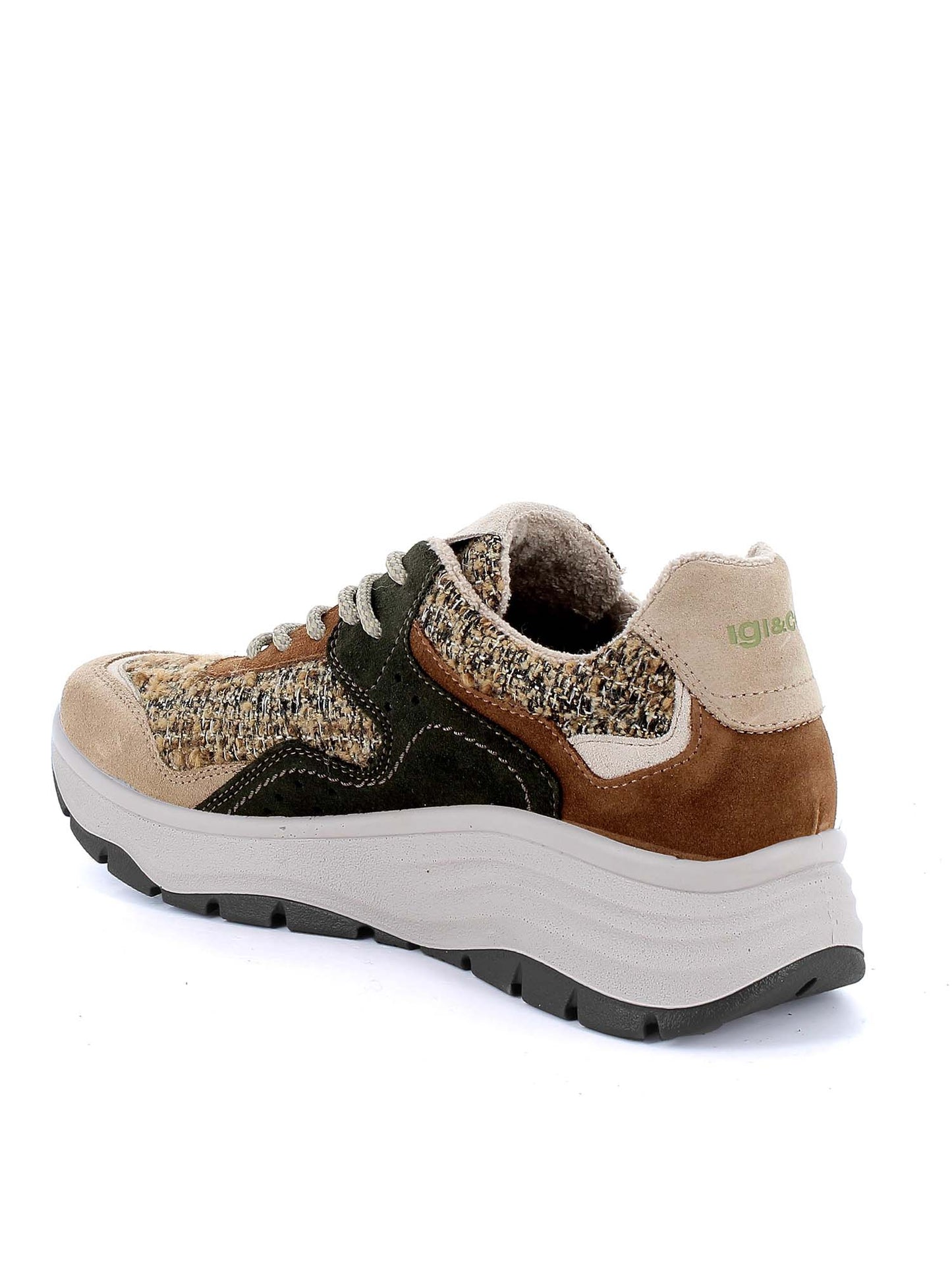 SNEAKERS KELLY CON ZEPPA IGI&CO DA DONNA BEIGE
