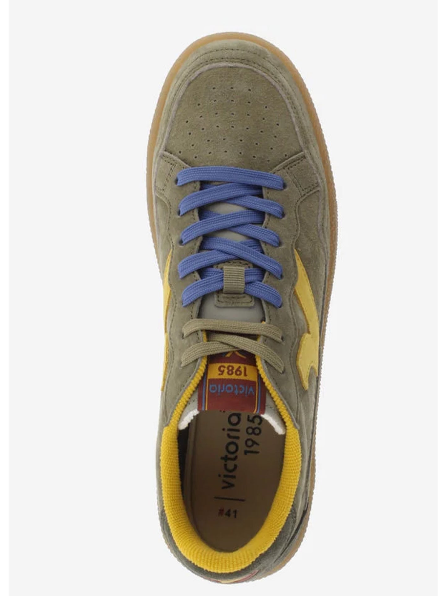 SNEAKER IN SUEDE VICTORIA DA UOMO KAKI