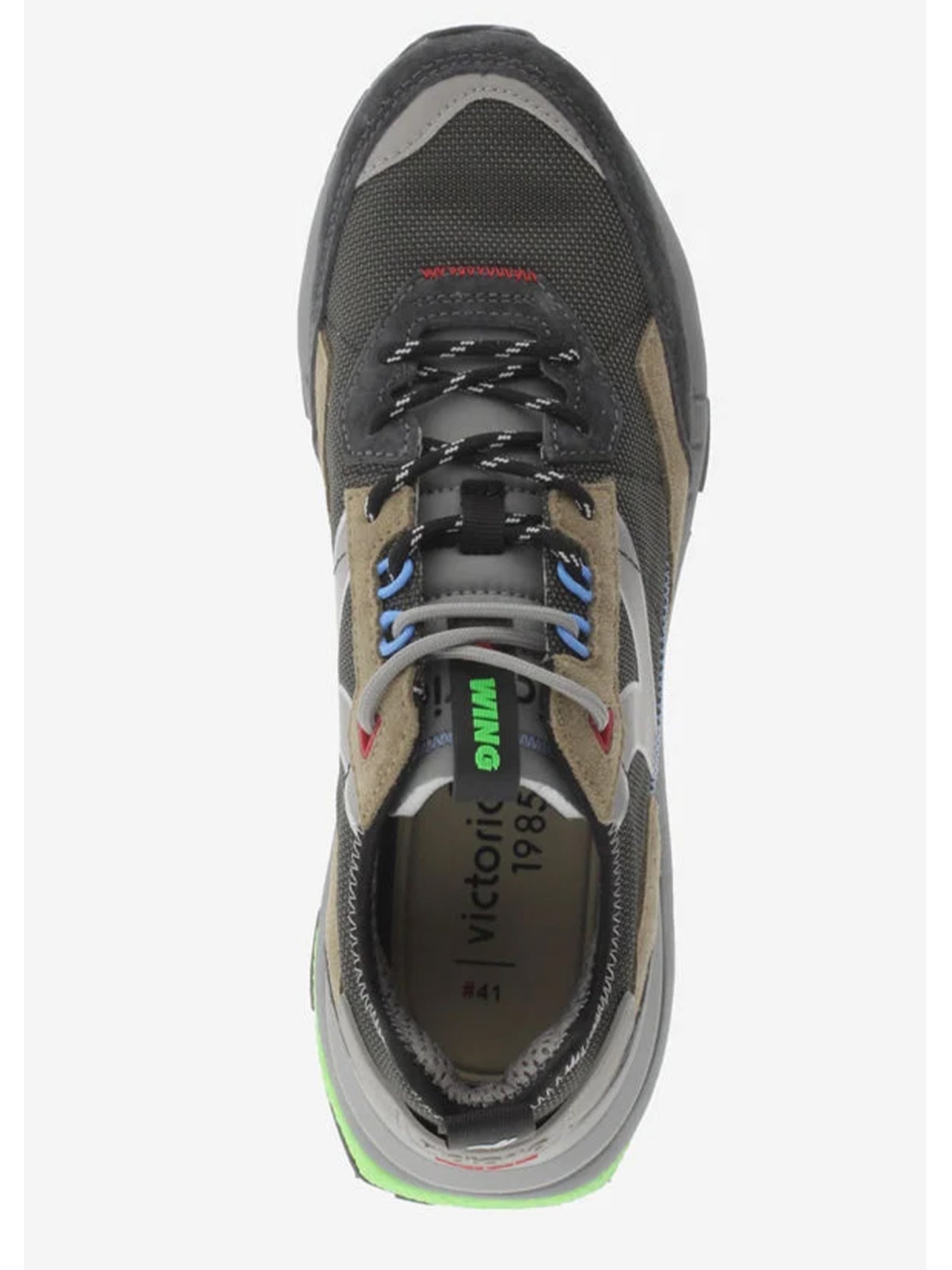 SNEAKER WING EVO VICTORIA DA UOMO NERO