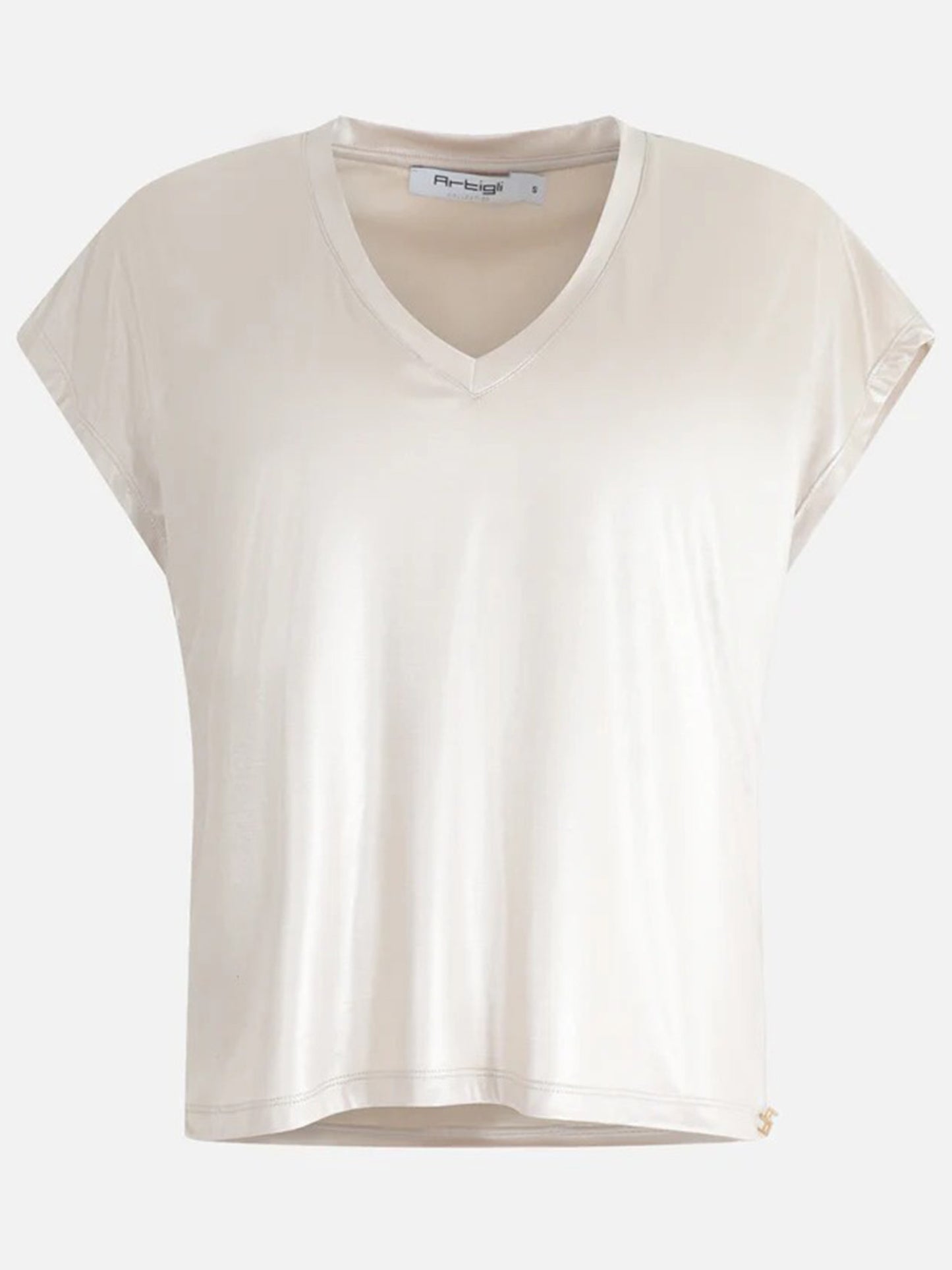 ARTIGLI T-SHIRT MM - CHAMPAGNE