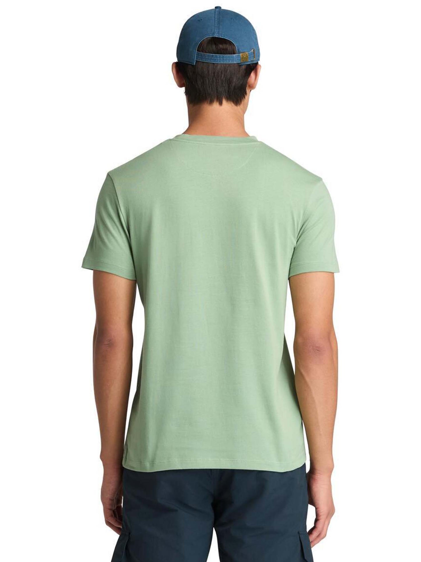 T-SHIRT CON TASCA TIMBERLAND UOMO VERDE