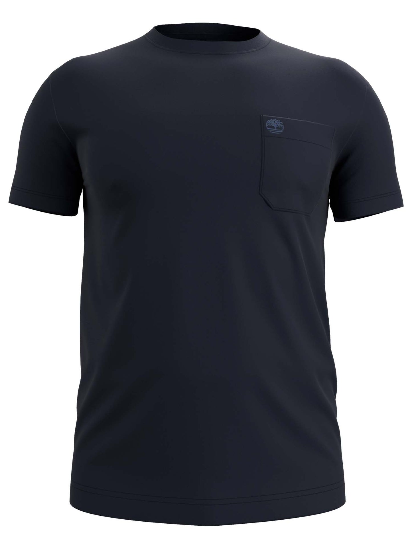 Timberland Dunstan River, t-shirt slim da uomo blu con taschino