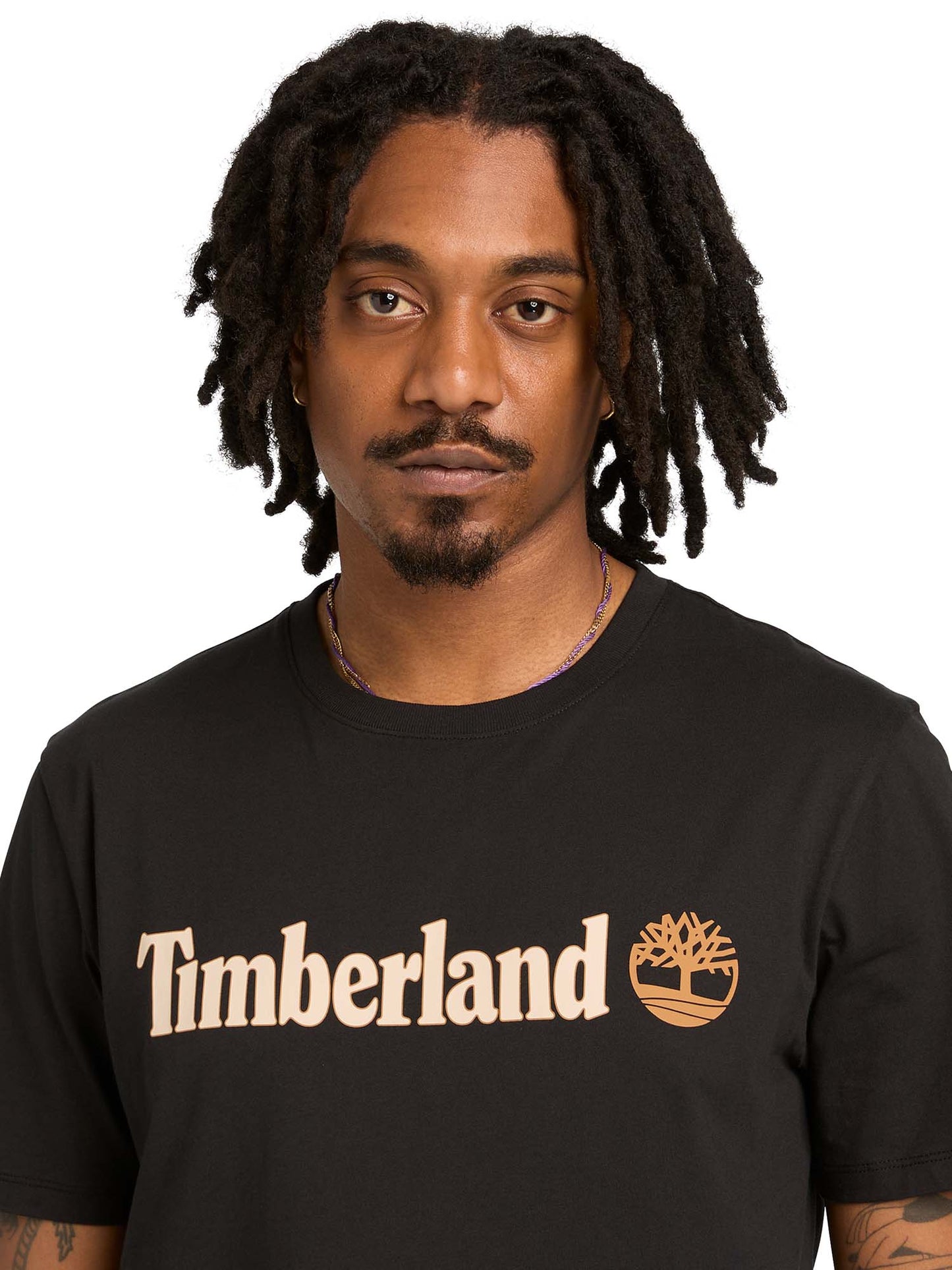 Timberland Kennebec River, t-shirt nera da uomo dal look casual