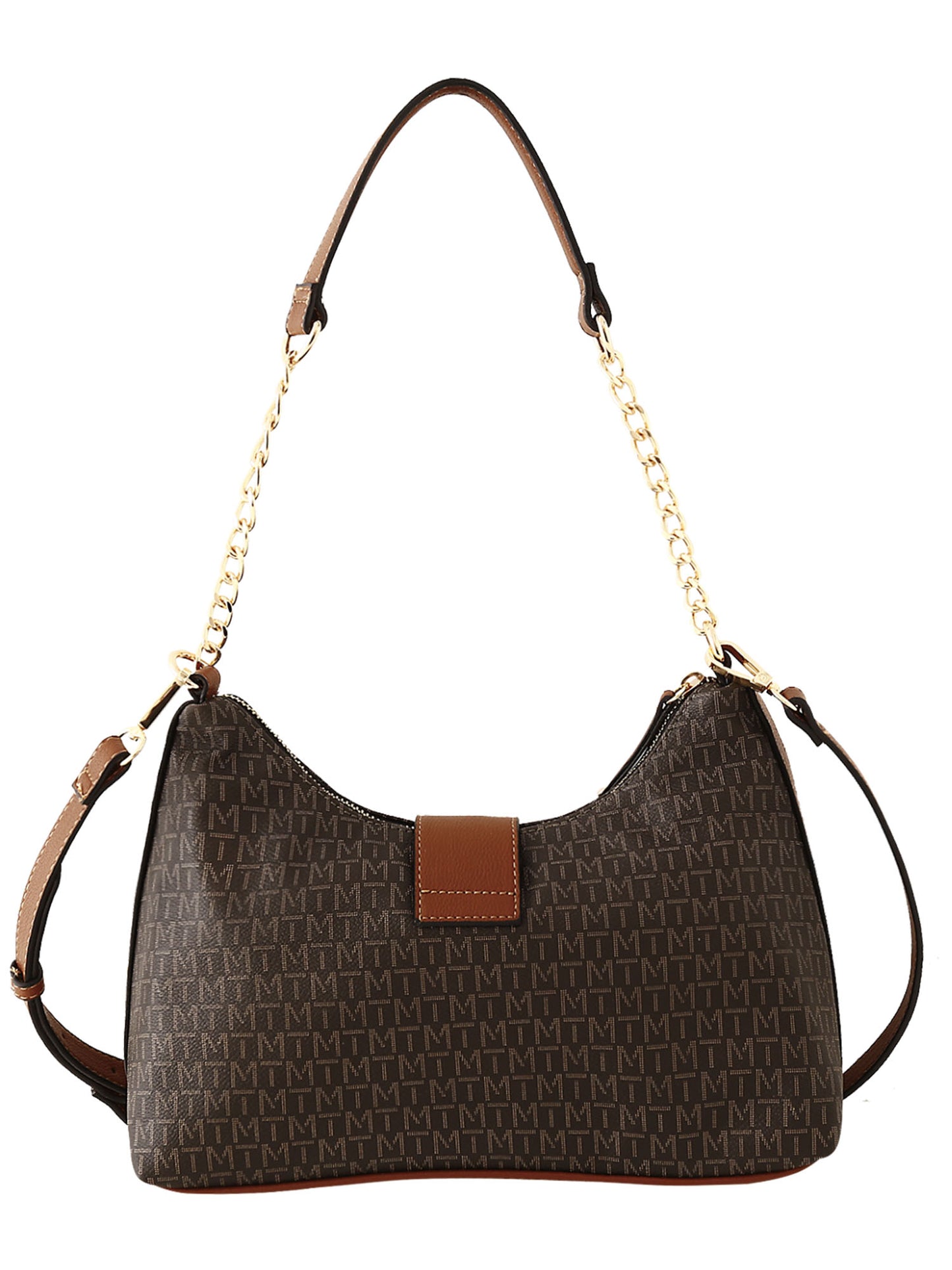 BORSA HOBO MONOGRAM MARCO TOZZI DA DONNA MARRONE